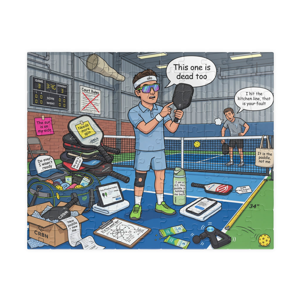 It's the Pickleball Paddle, Not Me
