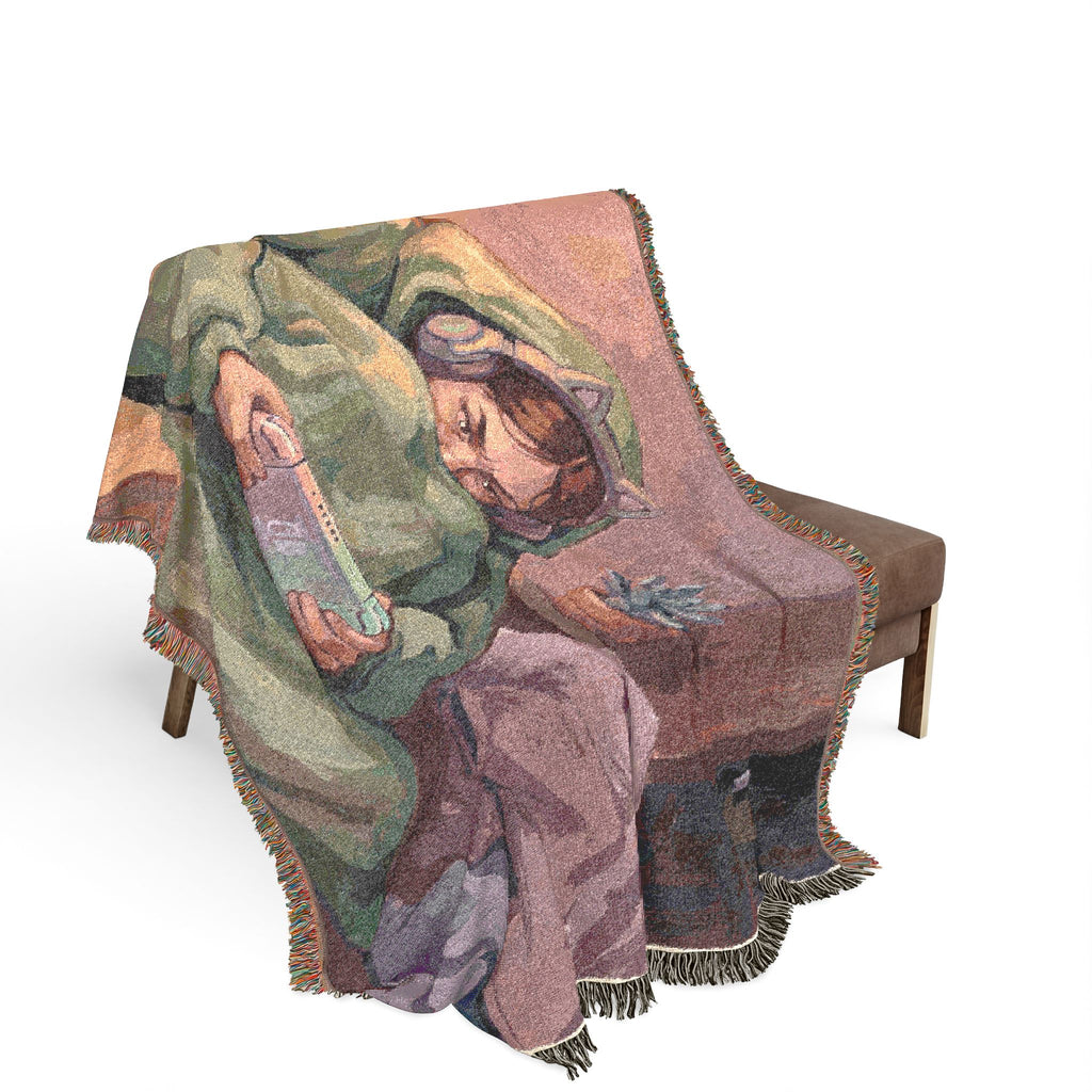 The Cozy Gamer - Woven Blanket