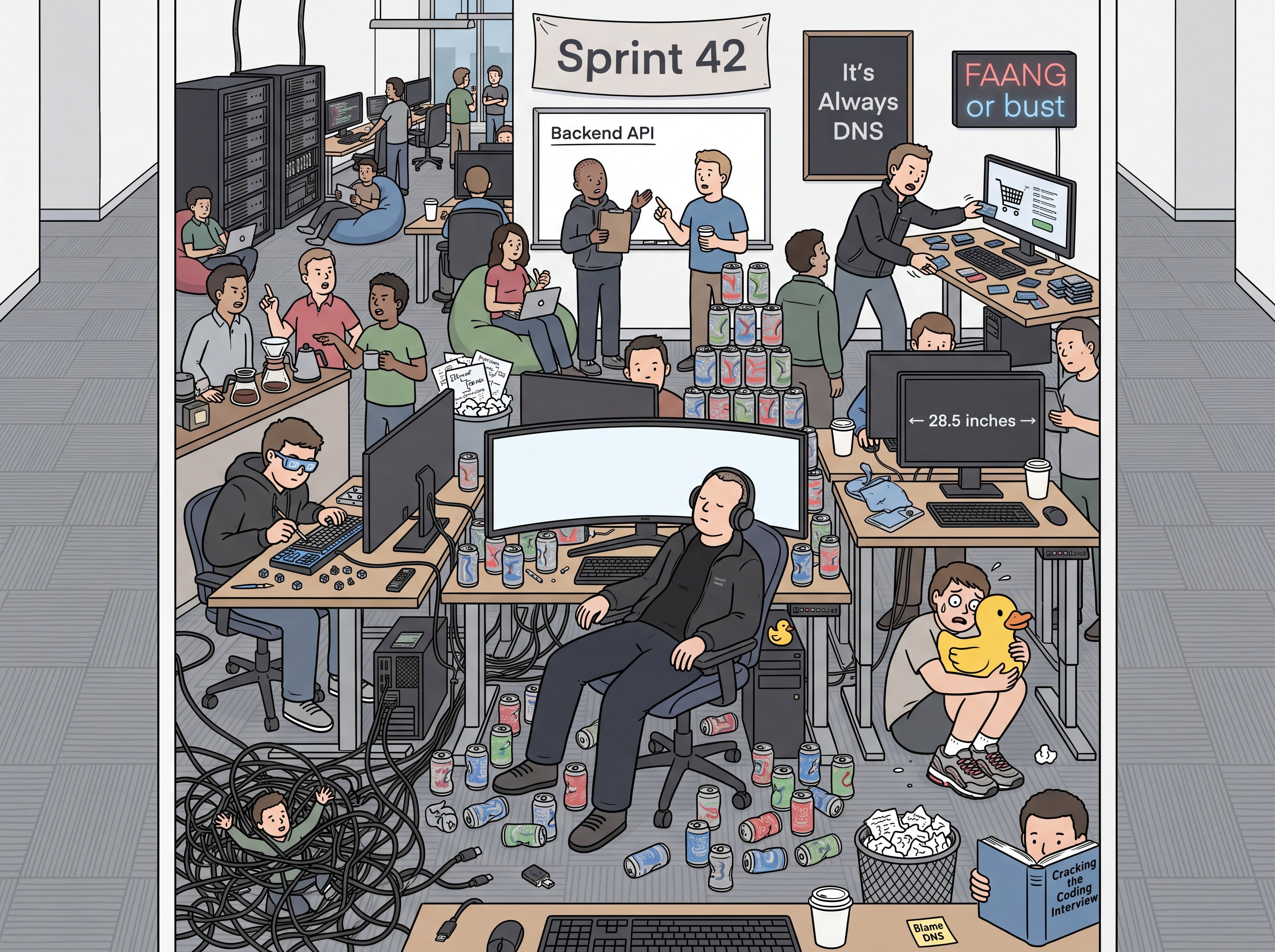 Full design artwork - The Software Engineer - Tumbler