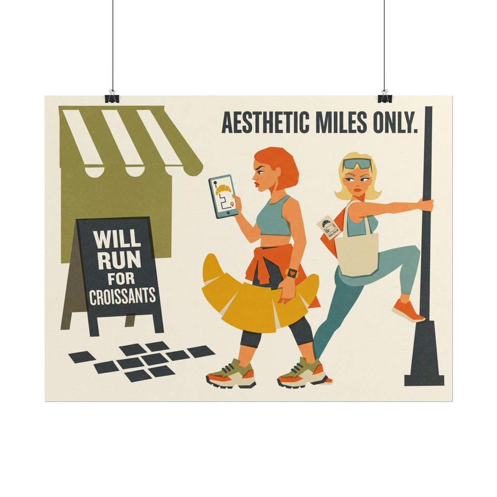 The Run Club Girl - Poster