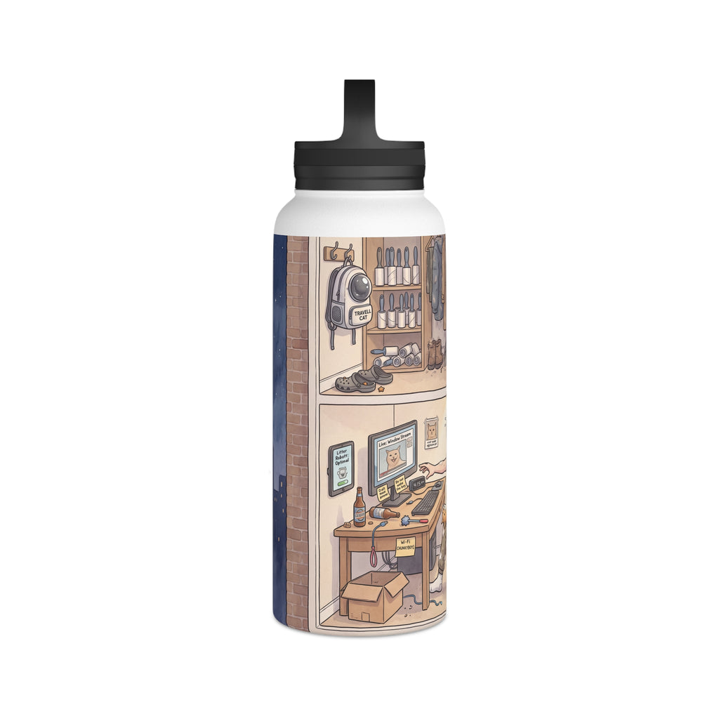 The Cat Dad - Water Bottle