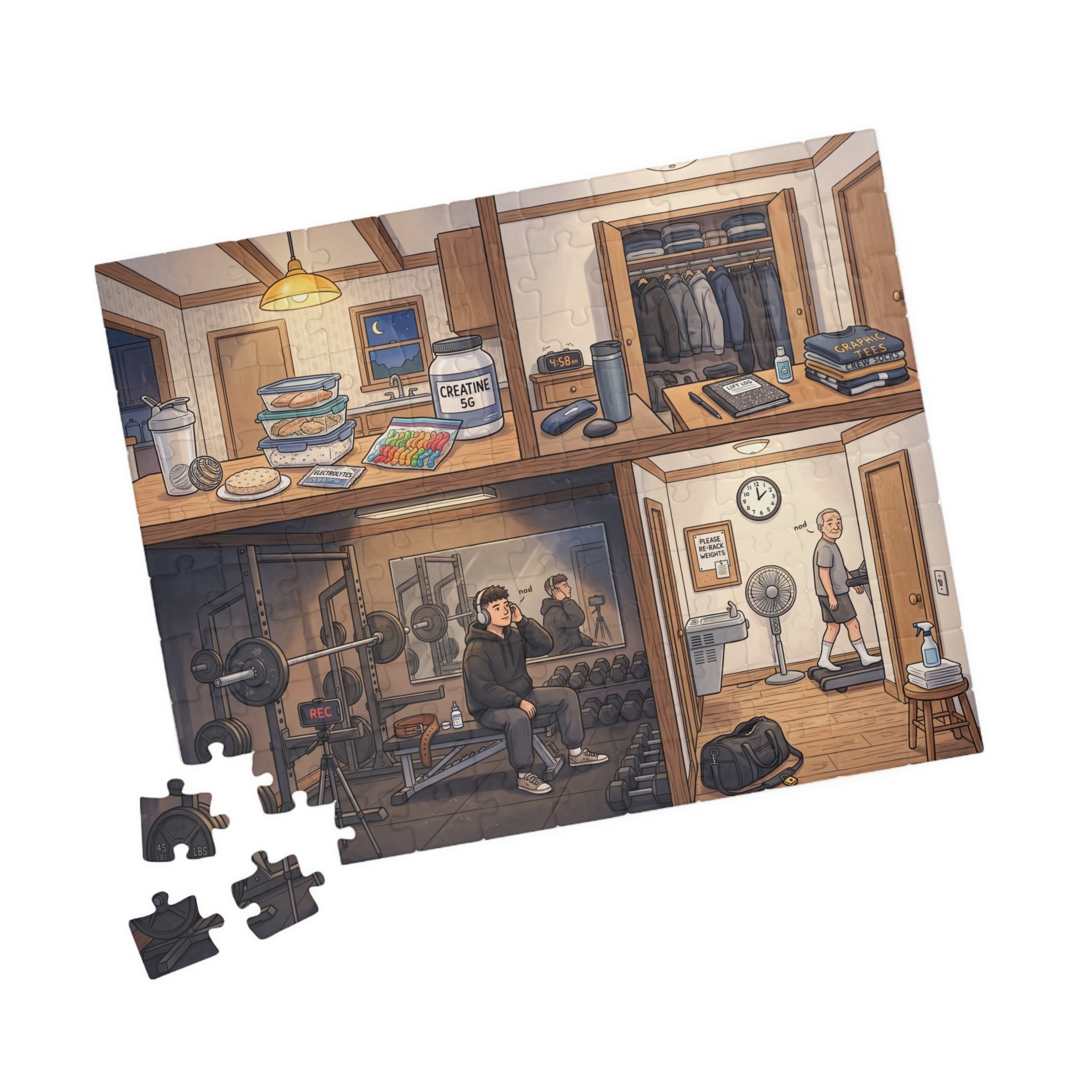 The 5AM Gym Bro - Jigsaw Puzzle