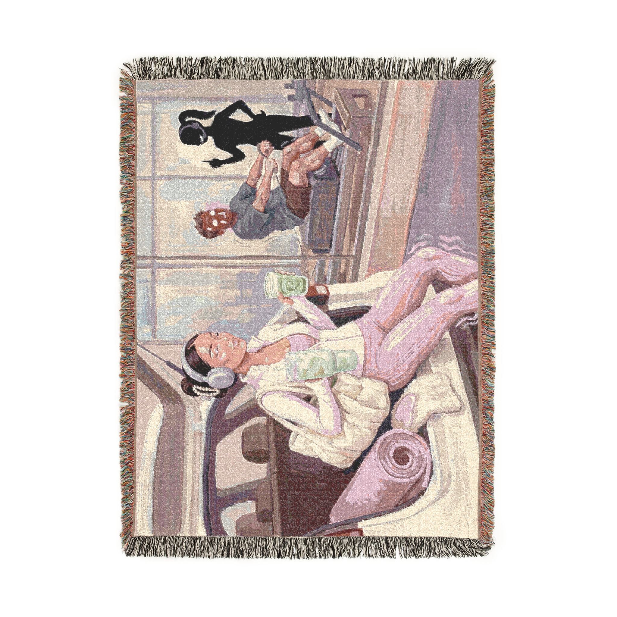 The Pilates Princess - Woven Blanket