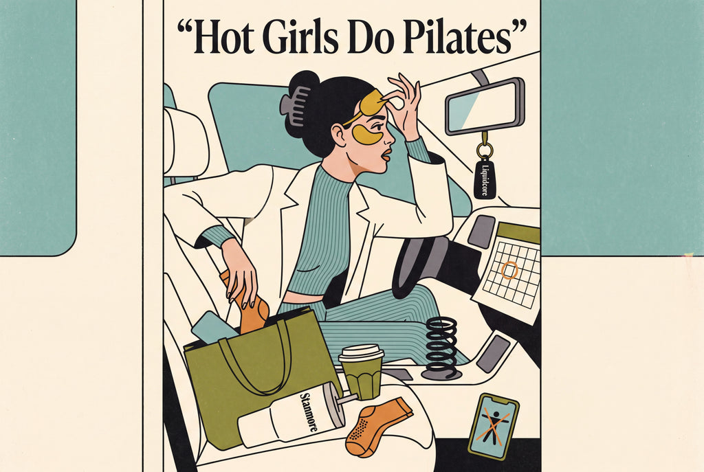Full design artwork - The Pilates Princess - Water Bottle