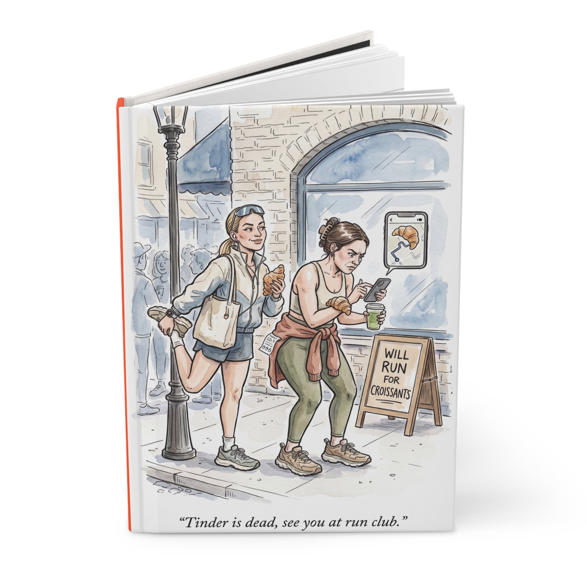 The Run Club Girl - Hardcover Journal