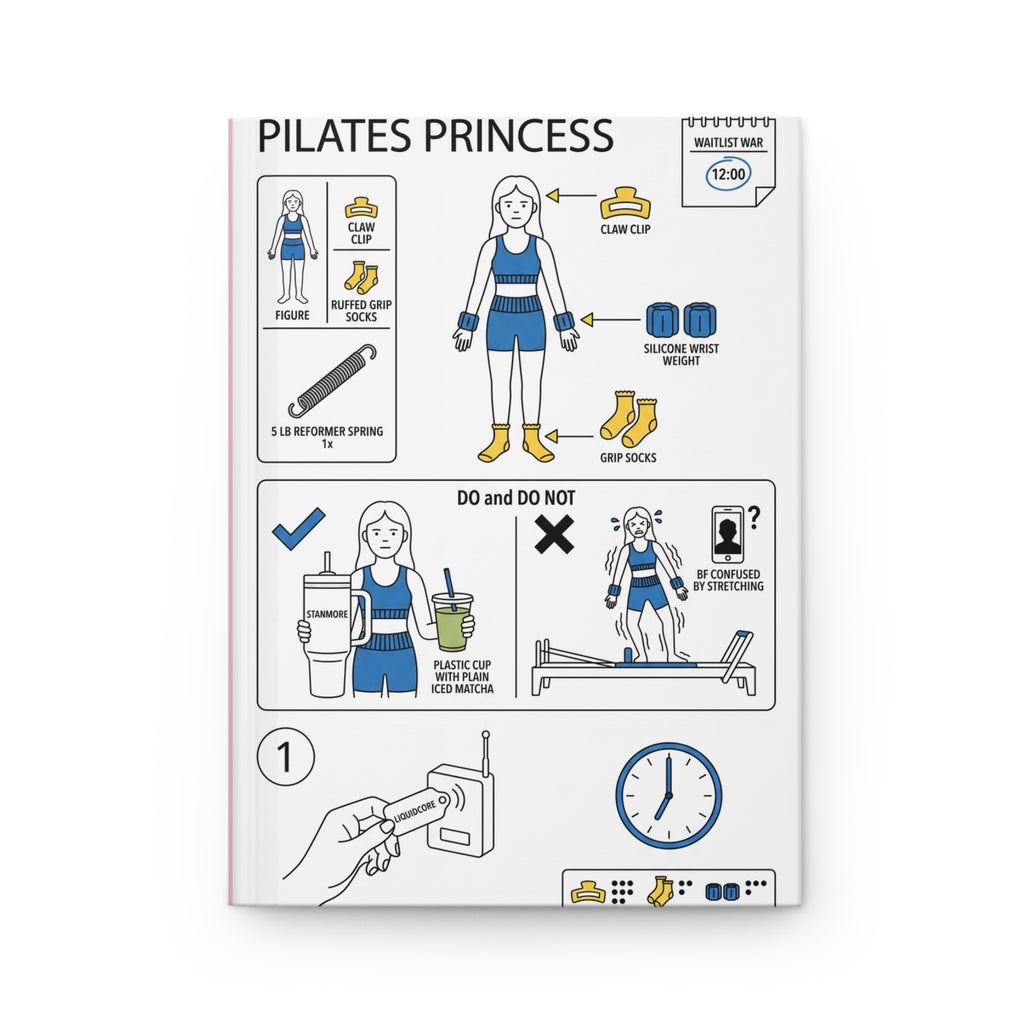 The Pilates Princess - Hardcover Journal