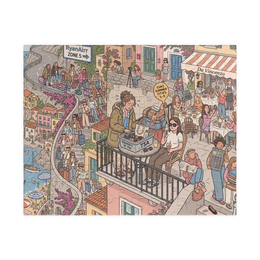 The Euro Summer Girlie - Jigsaw Puzzle