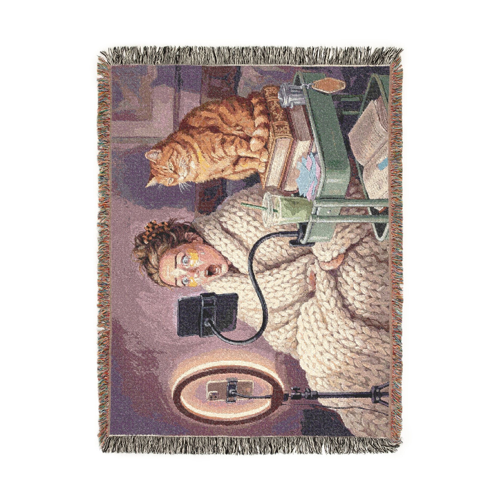 The BookTok Girlie - Woven Blanket