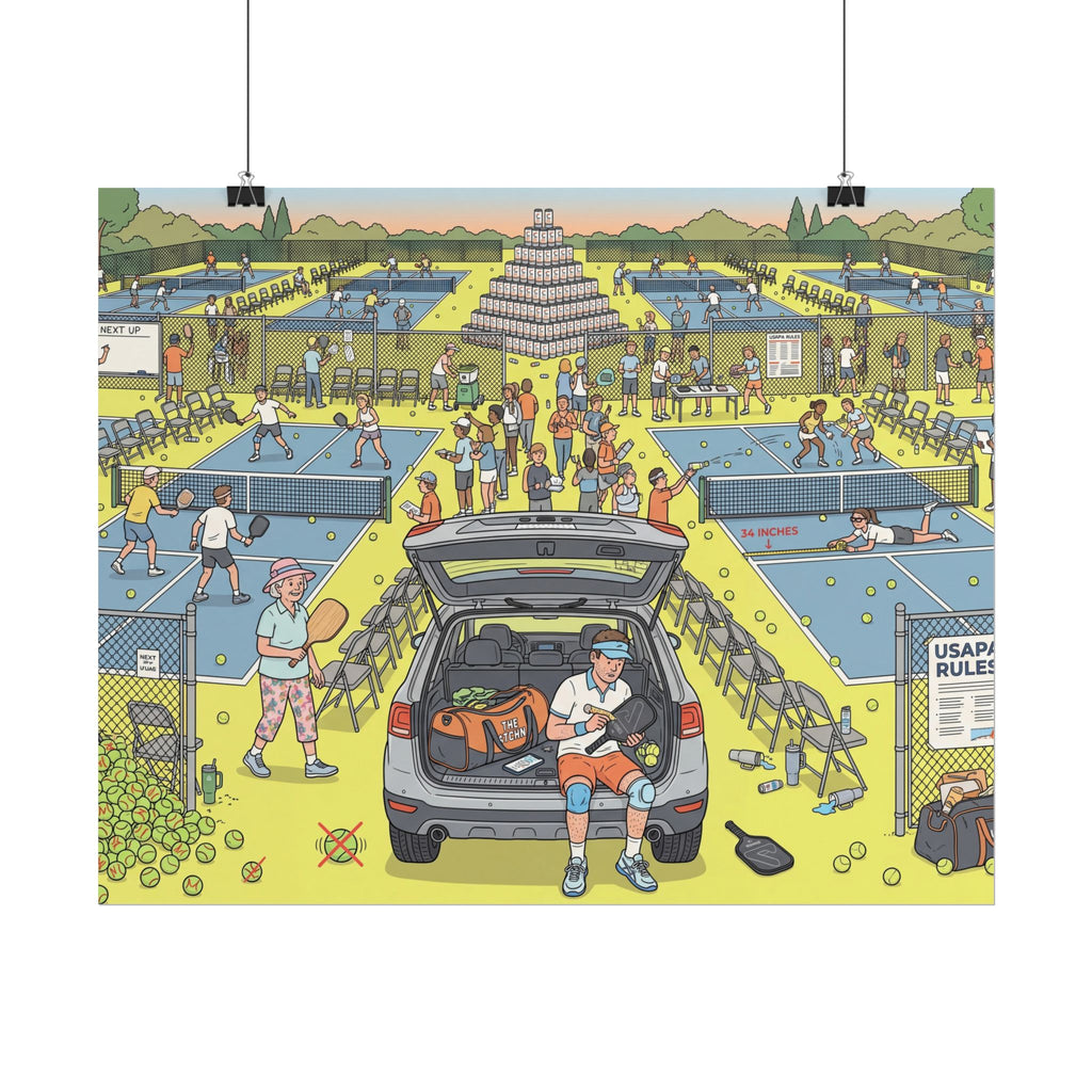 The Pickleball Obsessive - Poster