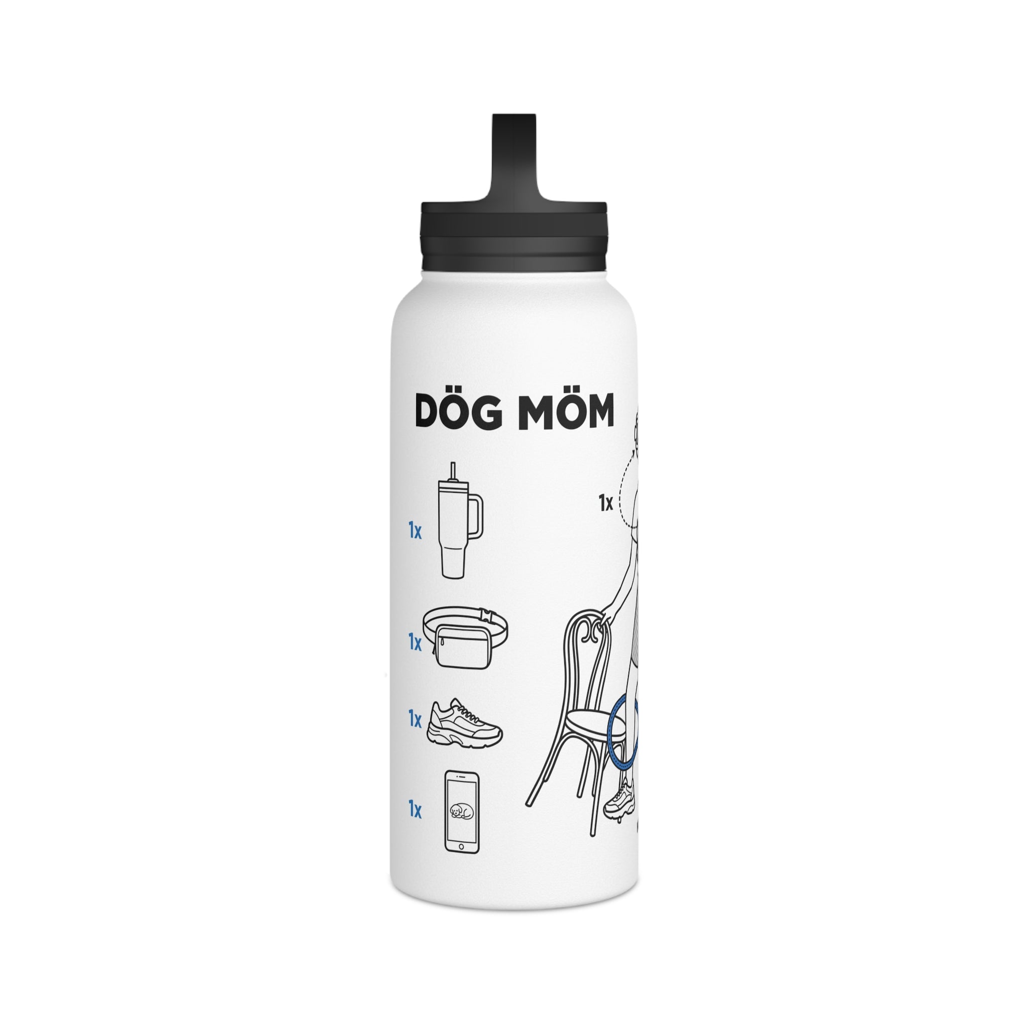 The Dog Mom - Water Bottle