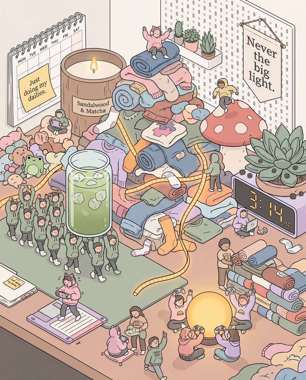Full design artwork - The Cozy Gamer - Tote Bag