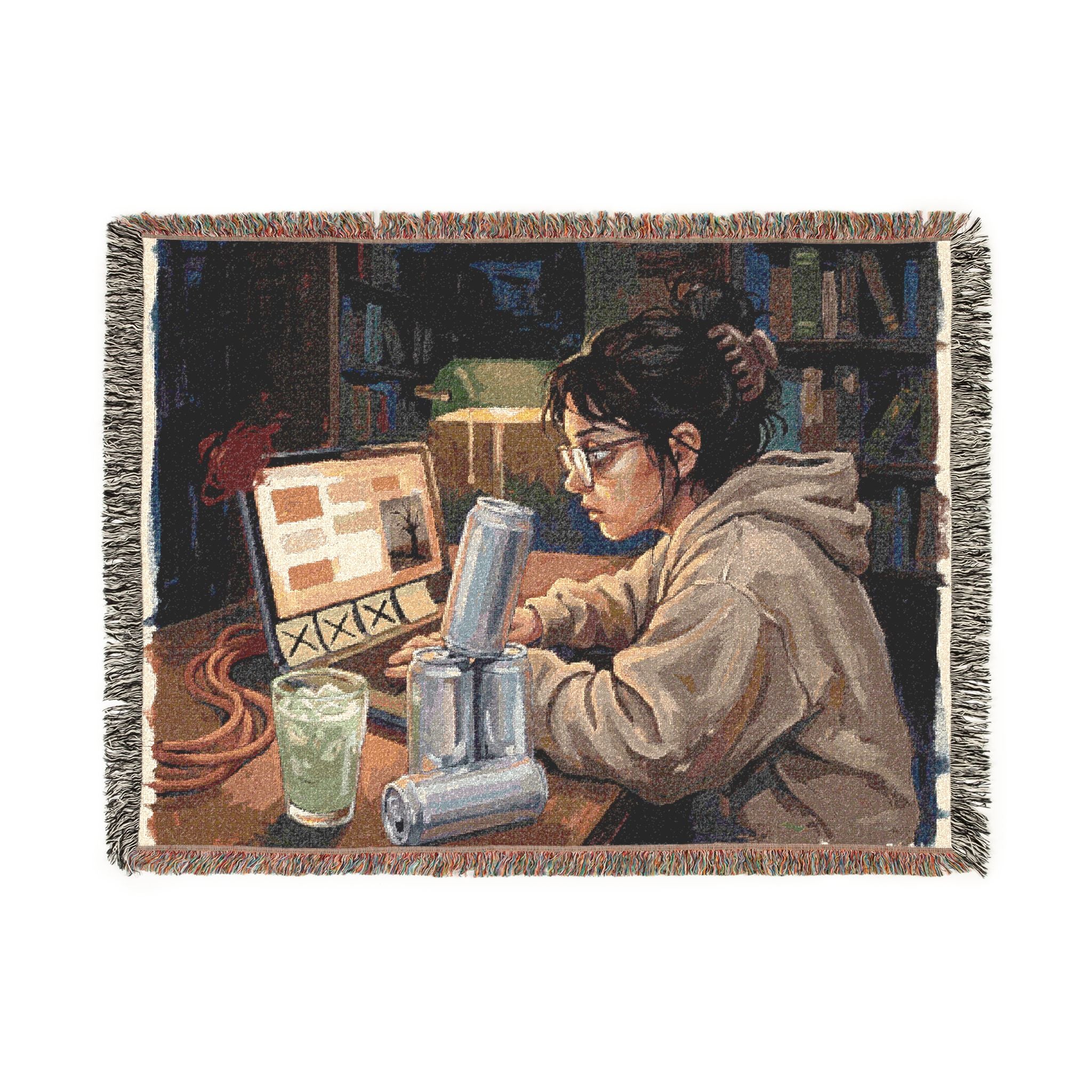 The Finals Week Gremlin - Woven Blanket