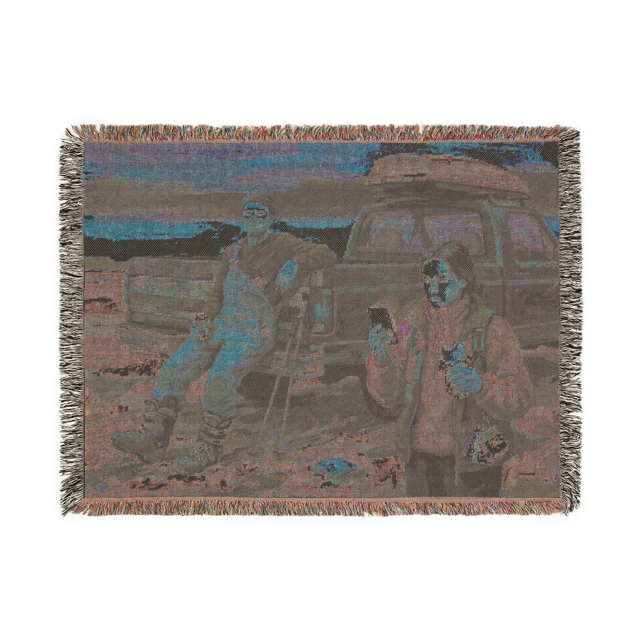 The Ski Bum - Woven Blanket
