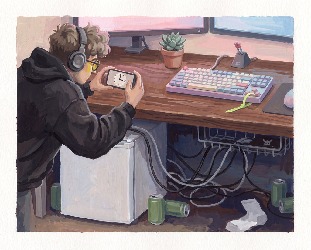 Full design artwork - The Battlestation Gamer - Woven Blanket