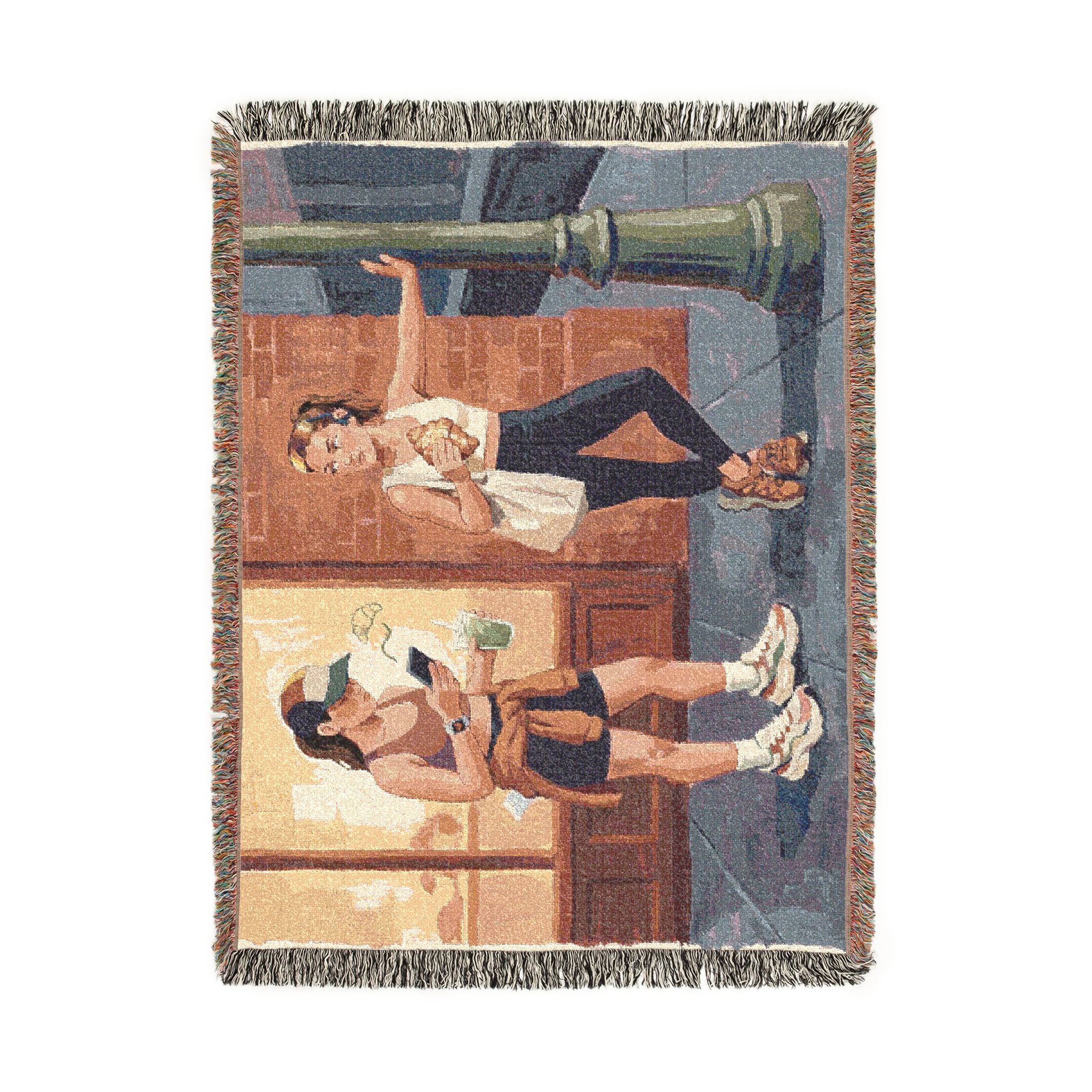 The Run Club Girl - Woven Blanket
