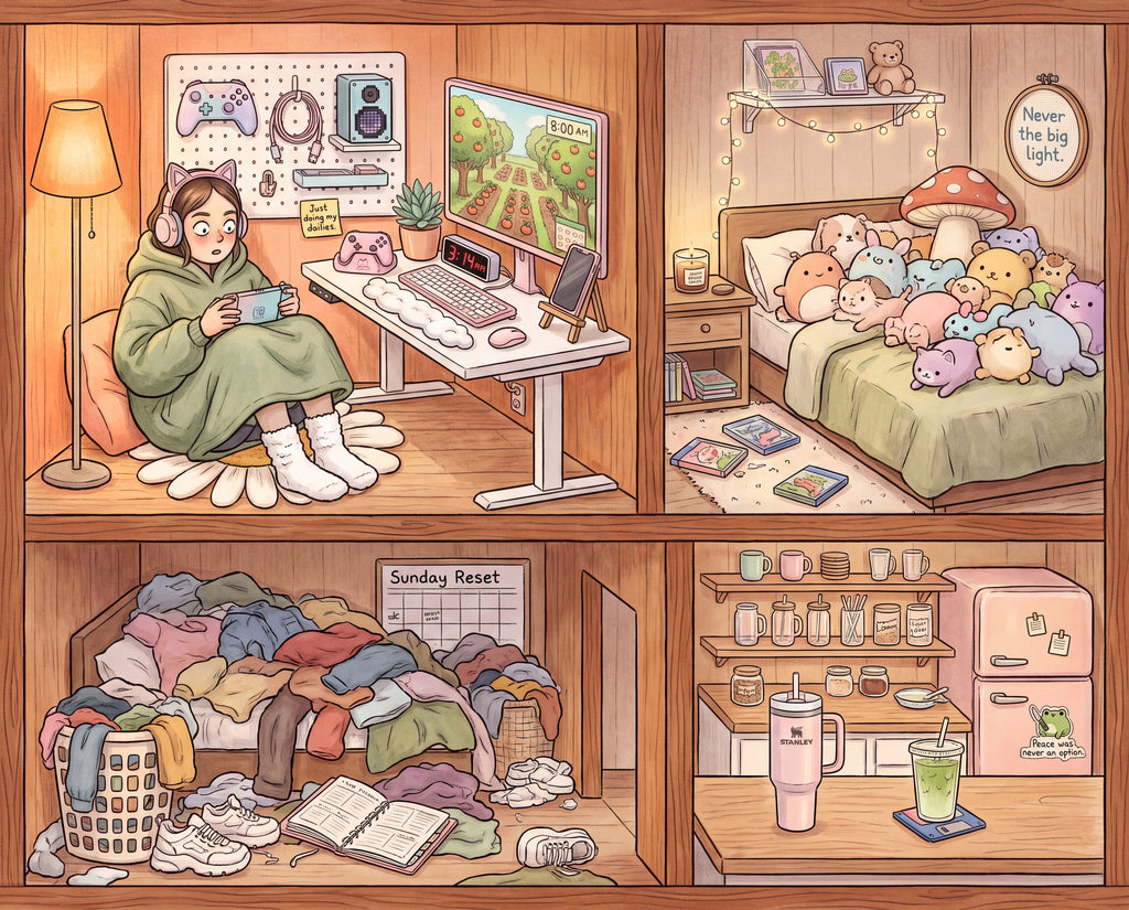 Full design artwork - The Cozy Gamer - Jigsaw Puzzle