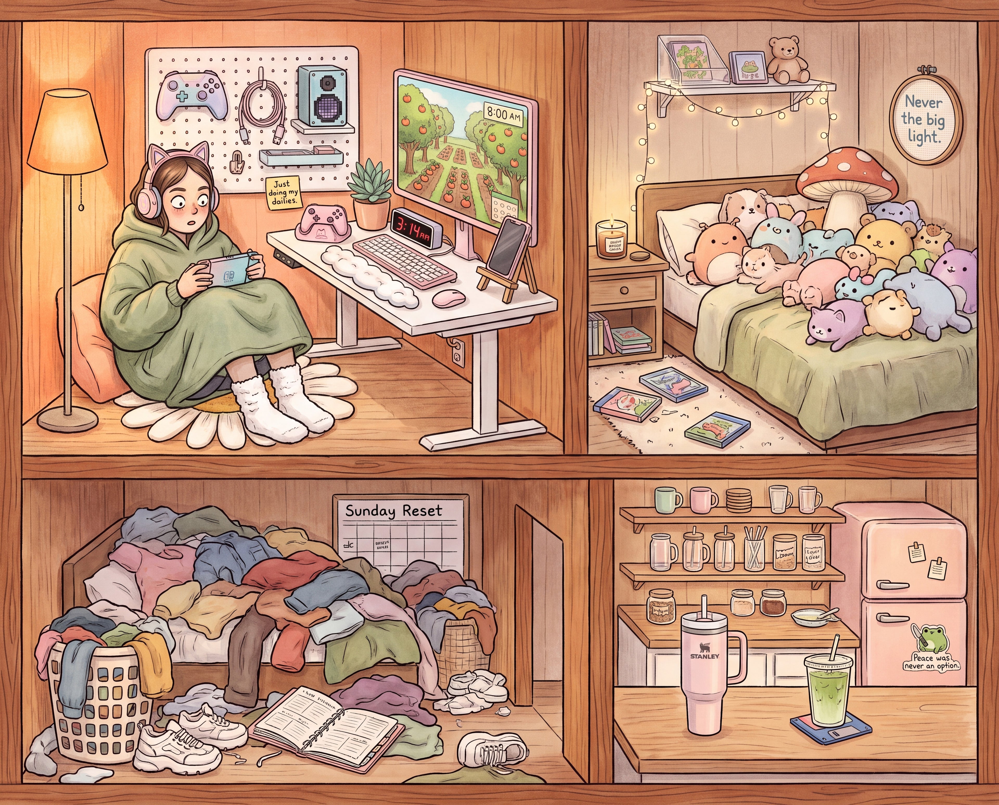 Full design artwork - The Cozy Gamer - Jigsaw Puzzle