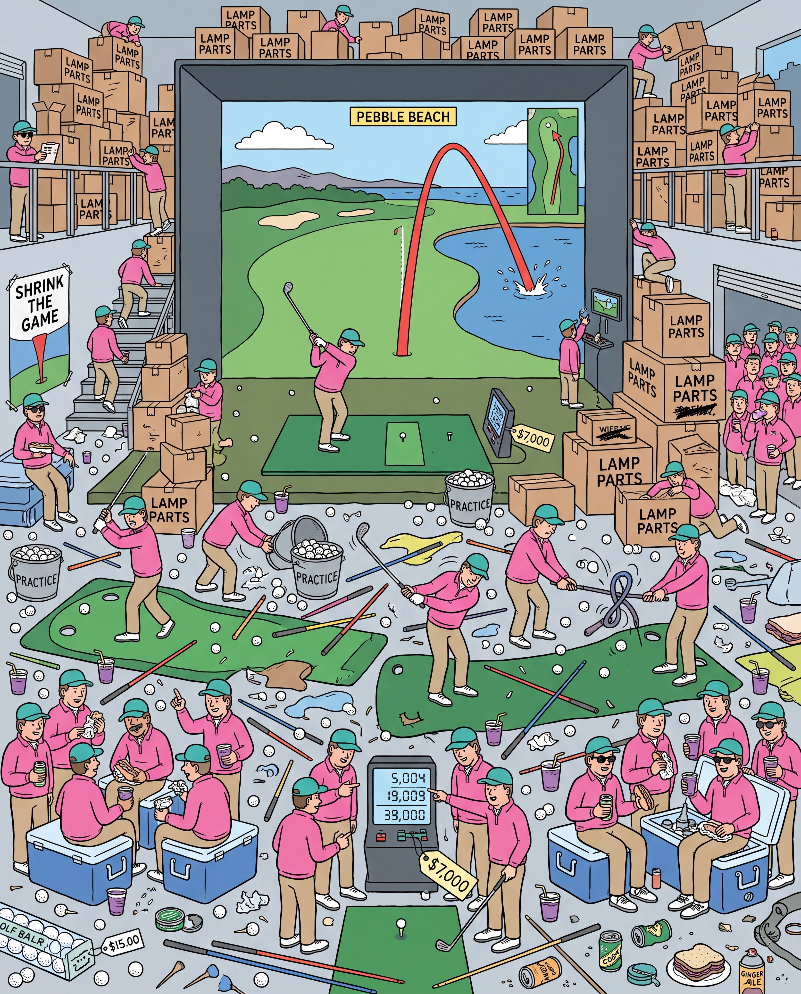 Full design artwork - The Golf Guy - Tote Bag
