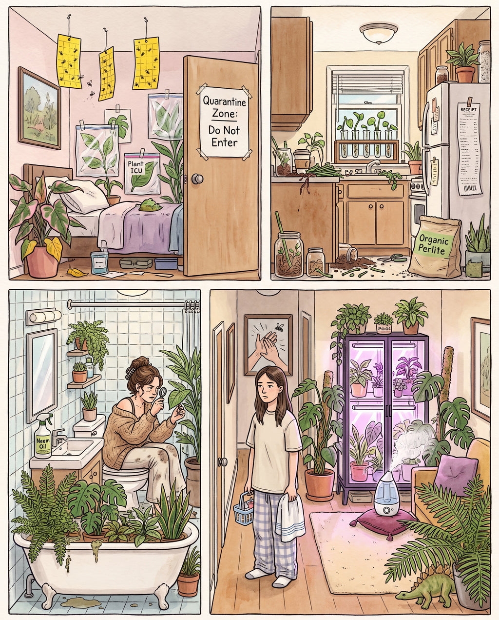 Full design artwork - The Plant Parent - Tote Bag
