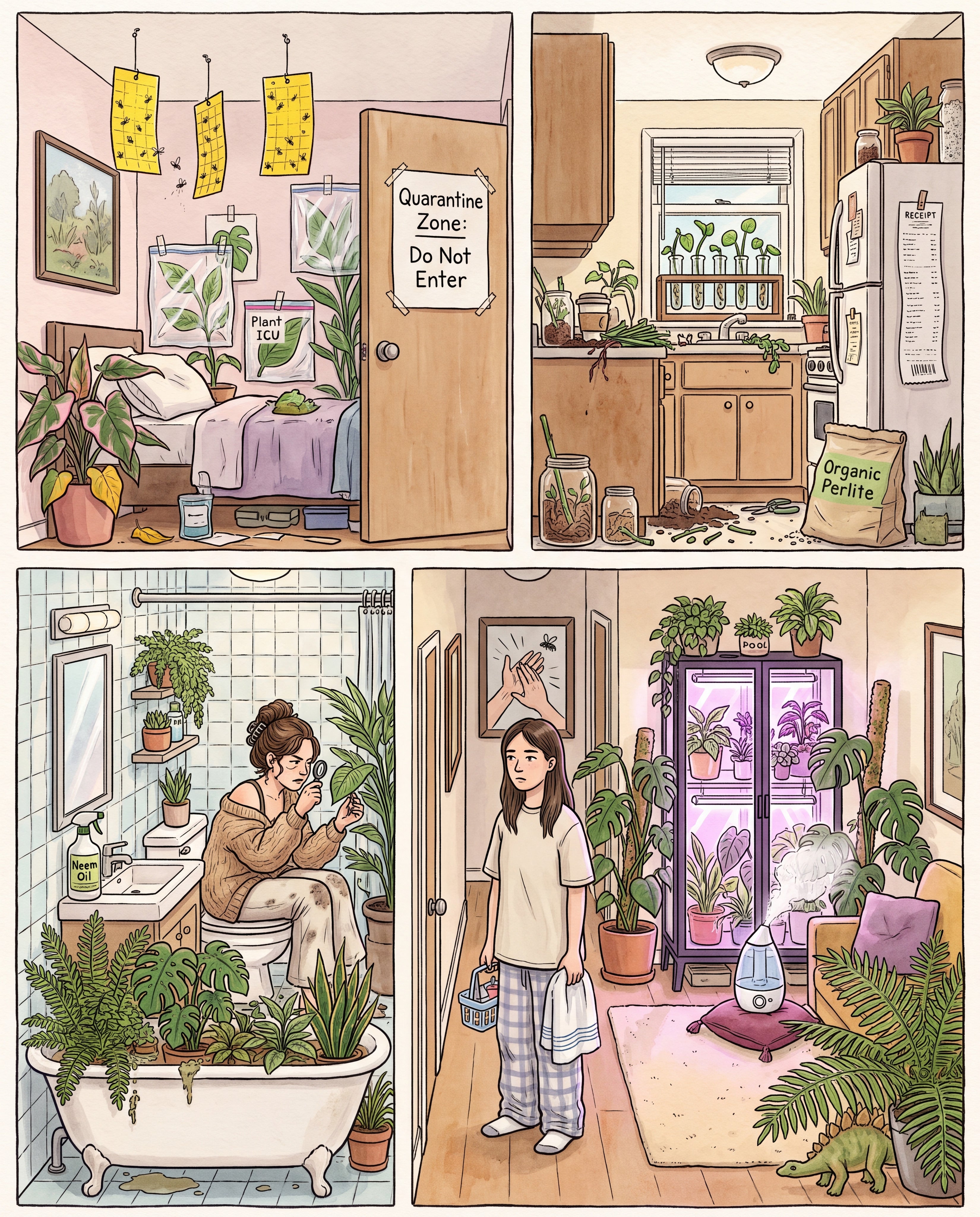 Full design artwork - The Plant Parent - Tote Bag