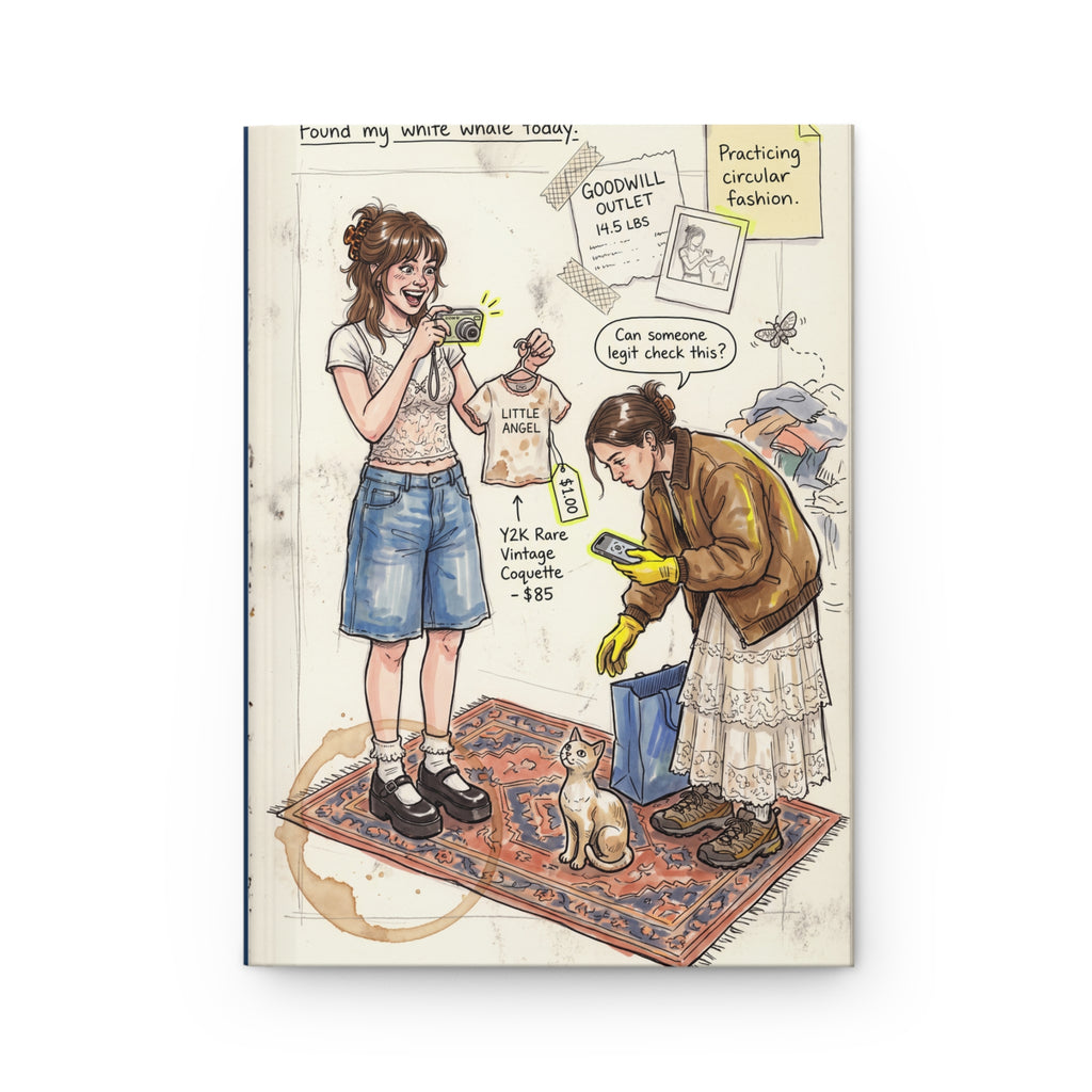 The Thrift Girlie - Hardcover Journal