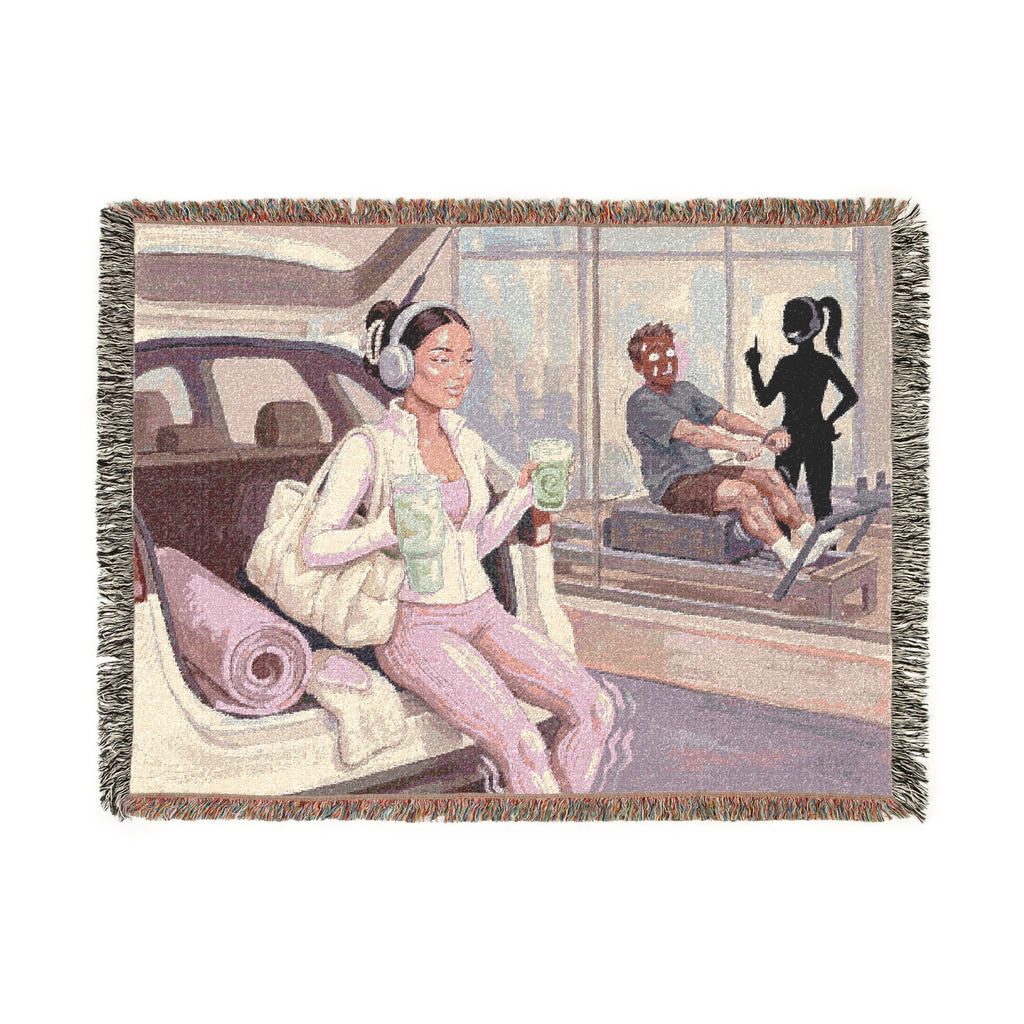 The Pilates Princess - Woven Blanket