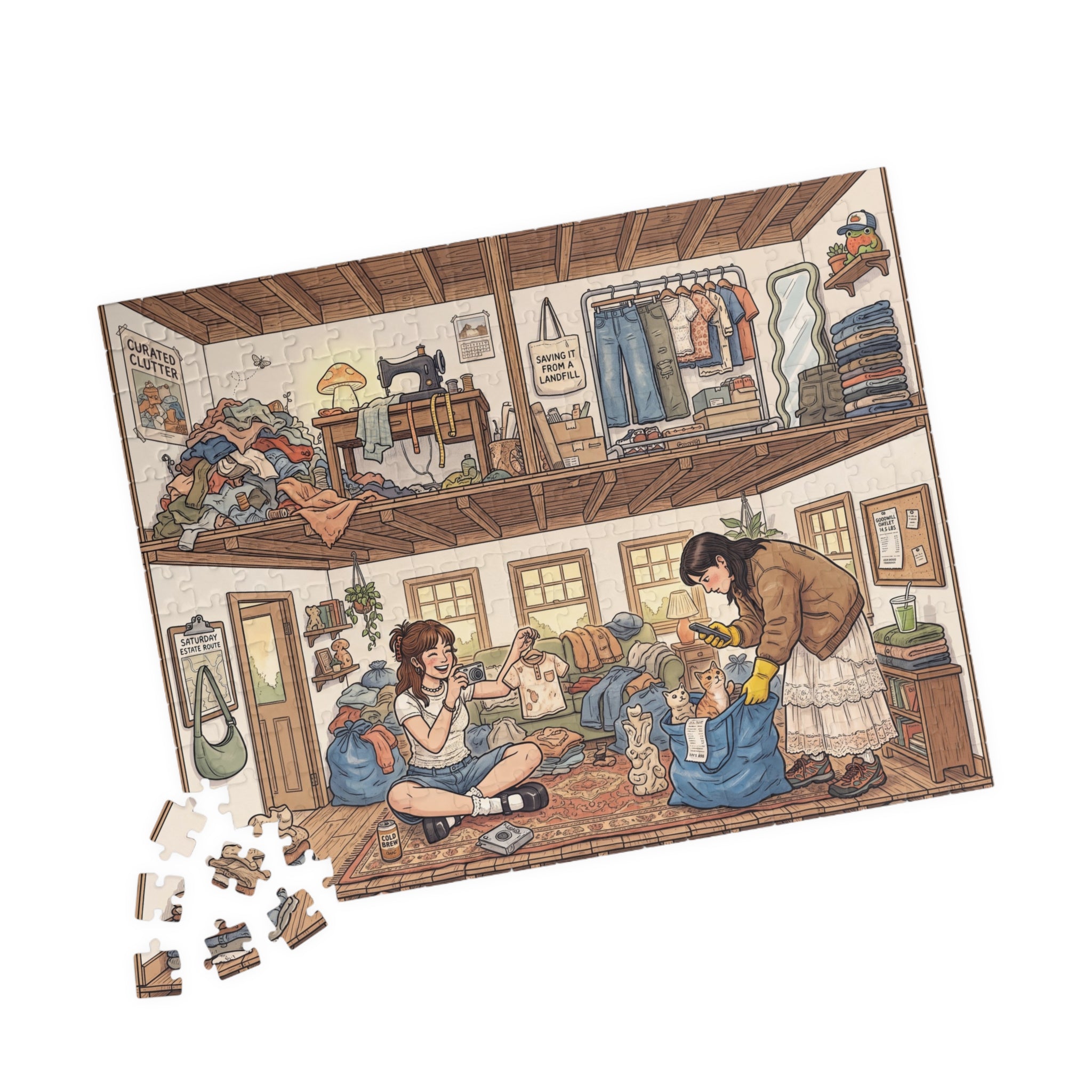 The Thrift Girlie - Jigsaw Puzzle