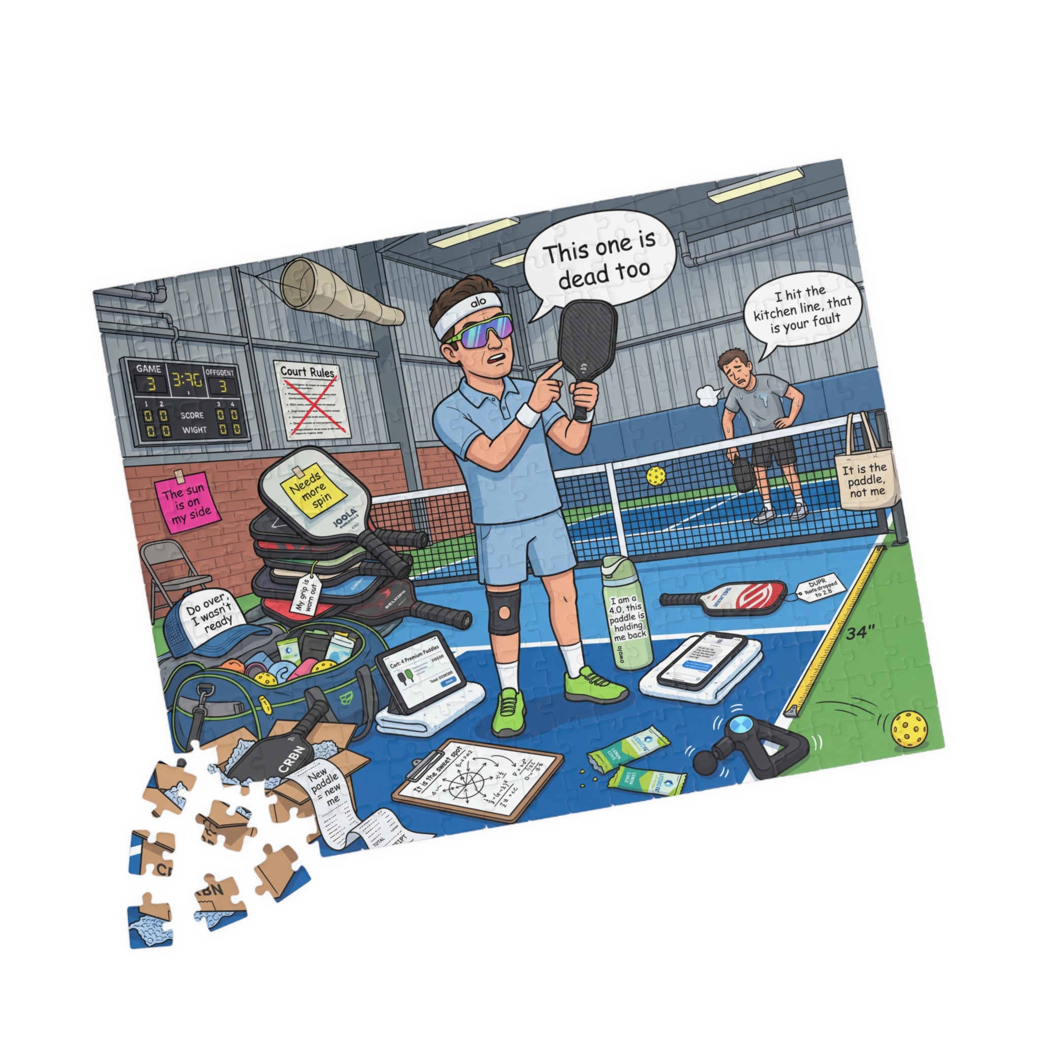 It's the Pickleball Paddle, Not Me
