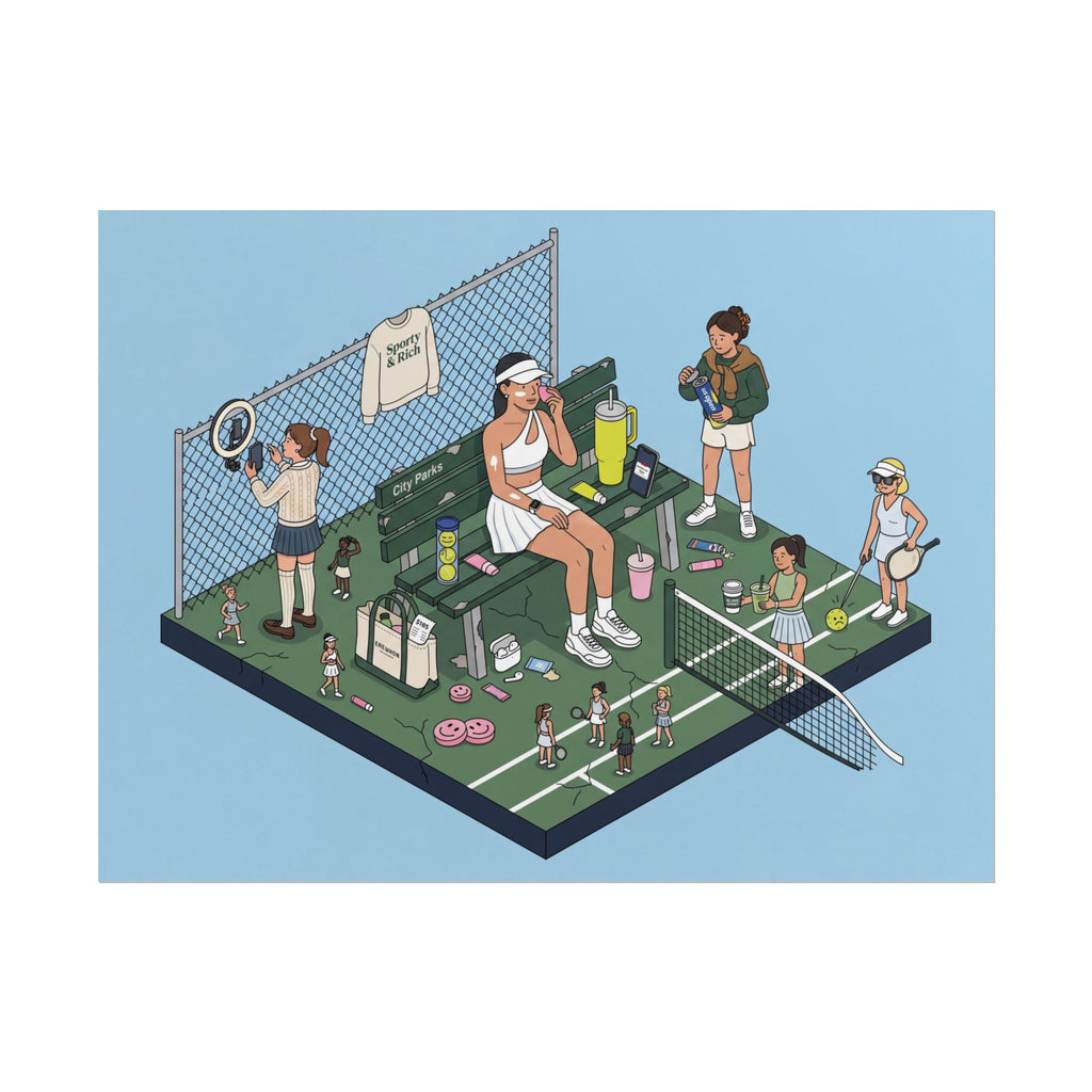 The Tennis Girlie - Poster