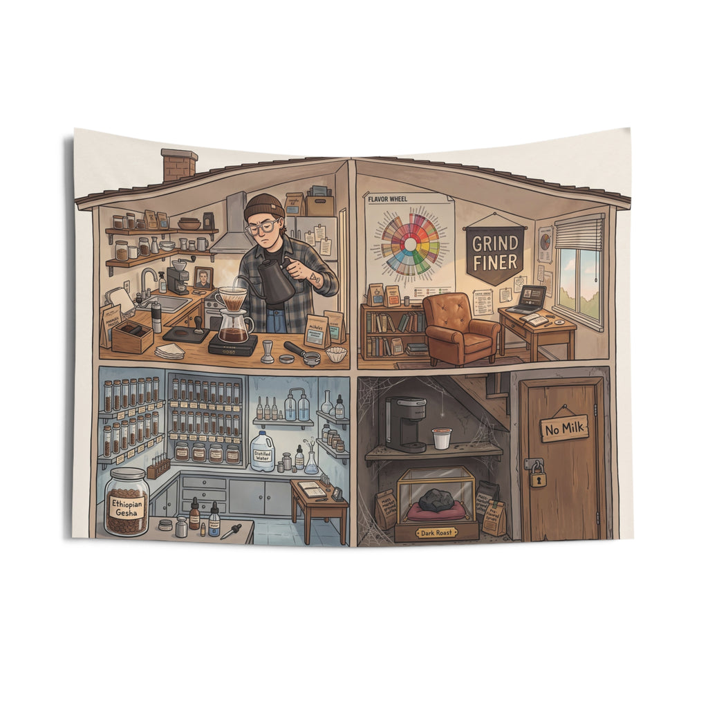The Coffee Snob - Wall Tapestry