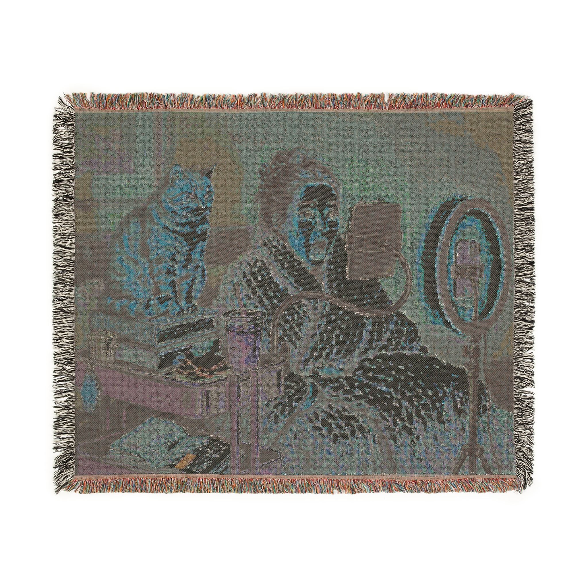 The BookTok Girlie - Woven Blanket