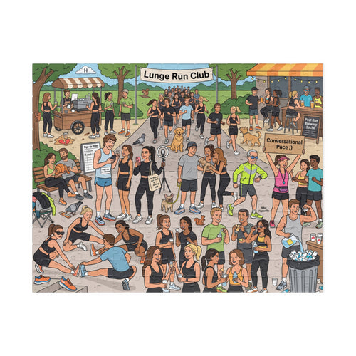 Lunge Run Club(It's a Dating Event) - Jigsaw Puzzle