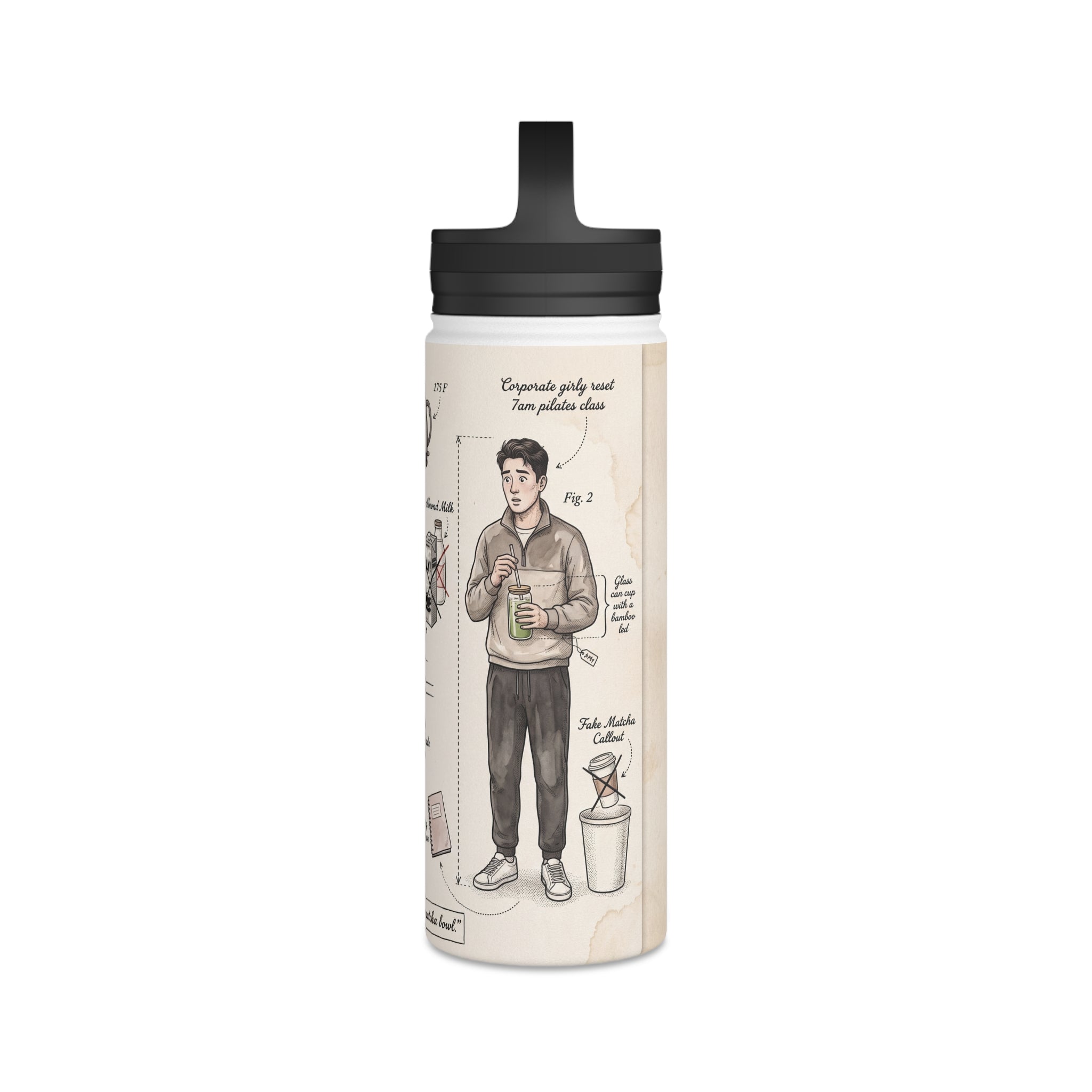 The Matcha Girlie - Water Bottle