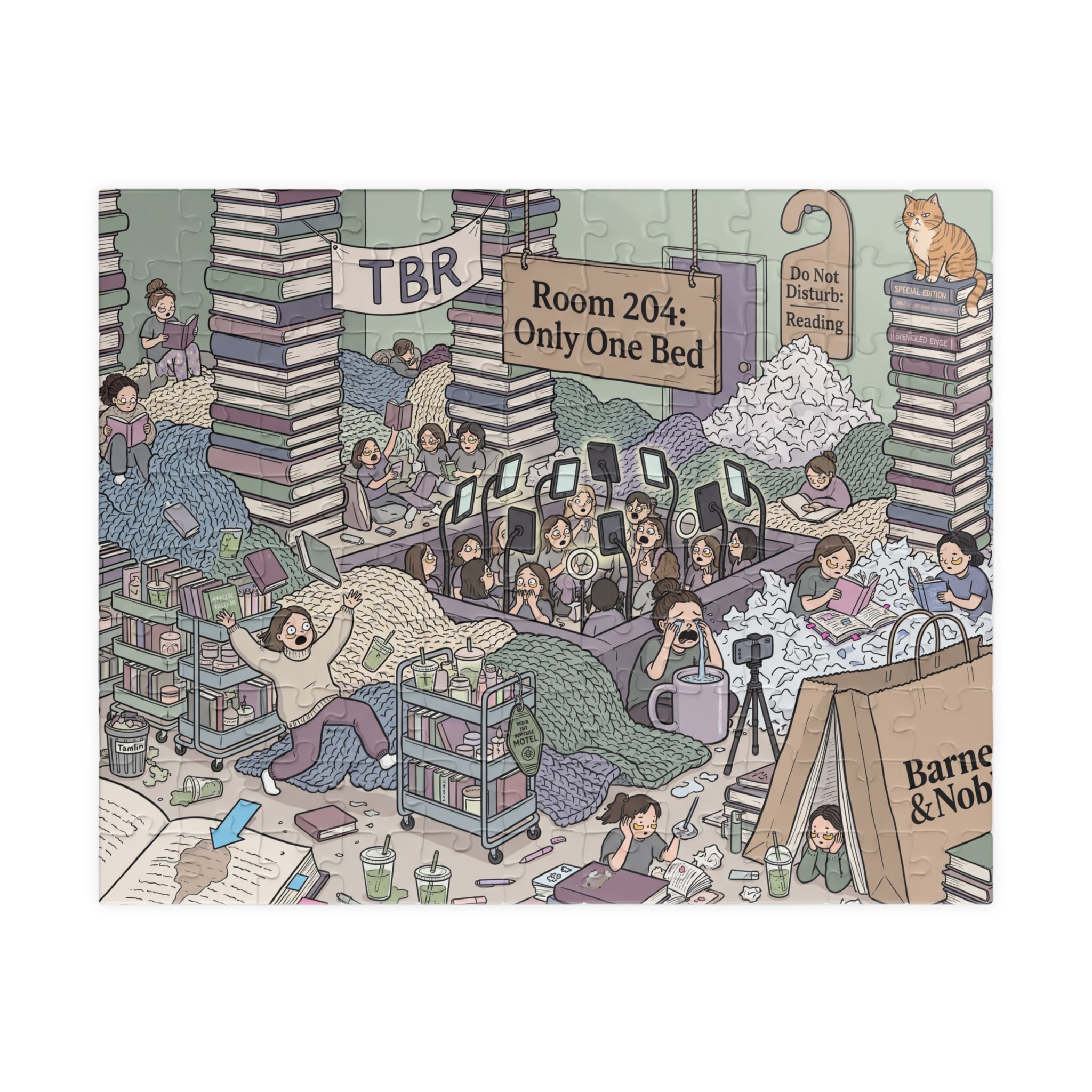The BookTok Girlie - Jigsaw Puzzle