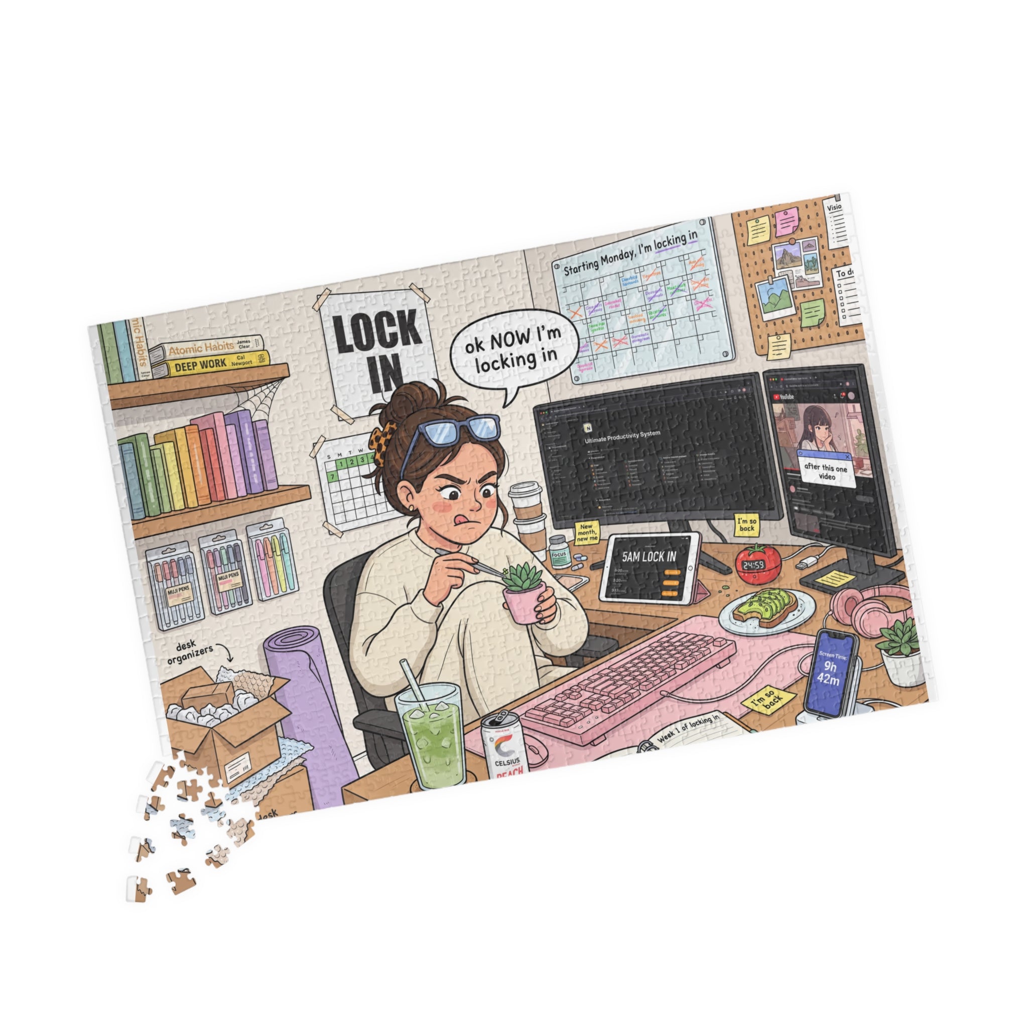 She's Always Trying to "Lock In"