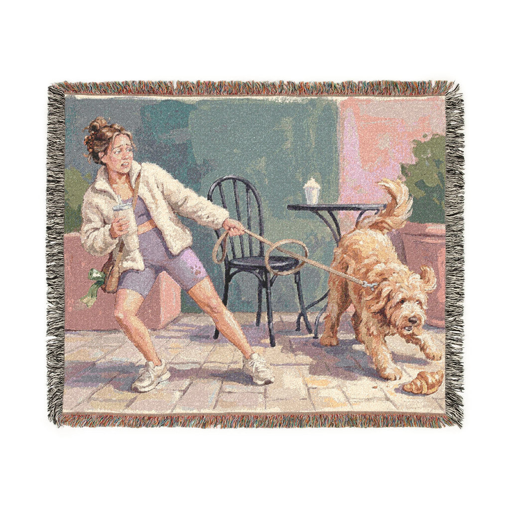 The Dog Mom - Woven Blanket