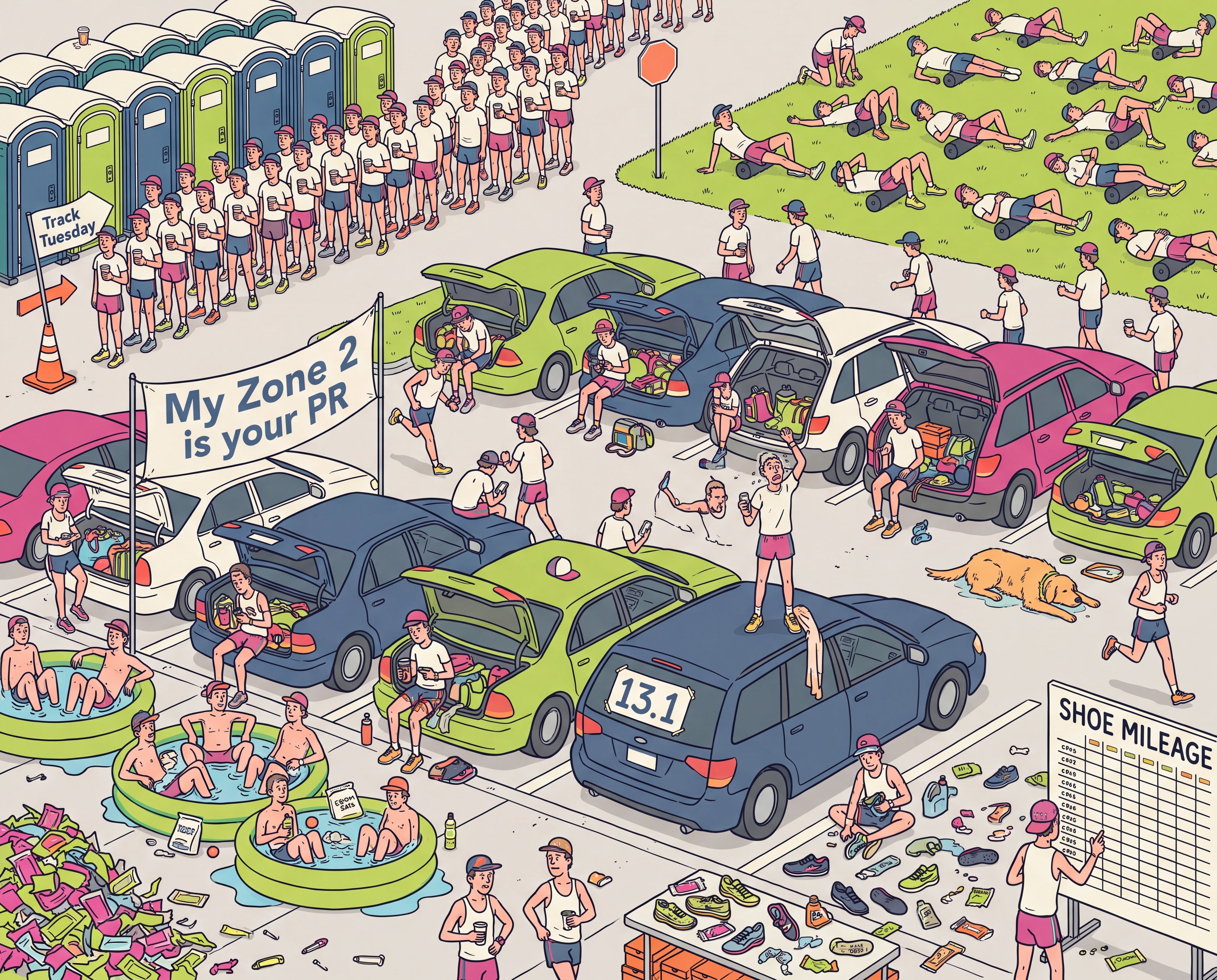Full design artwork - The Strava Guy - Jigsaw Puzzle