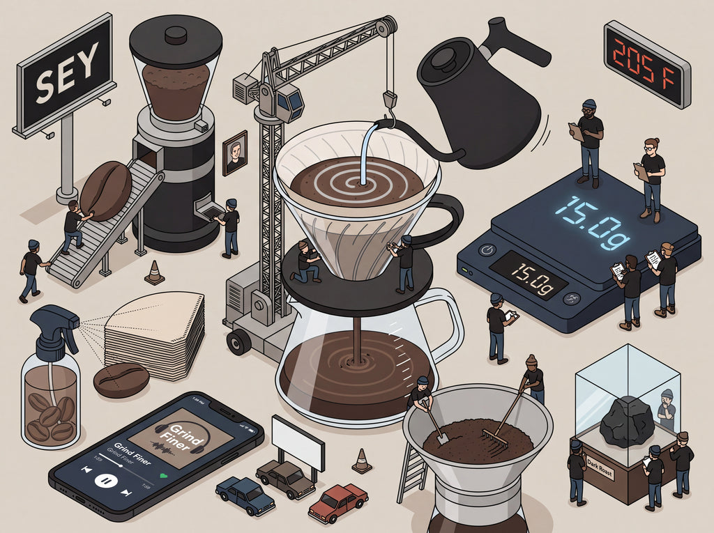 Full design artwork - The Coffee Snob - Poster