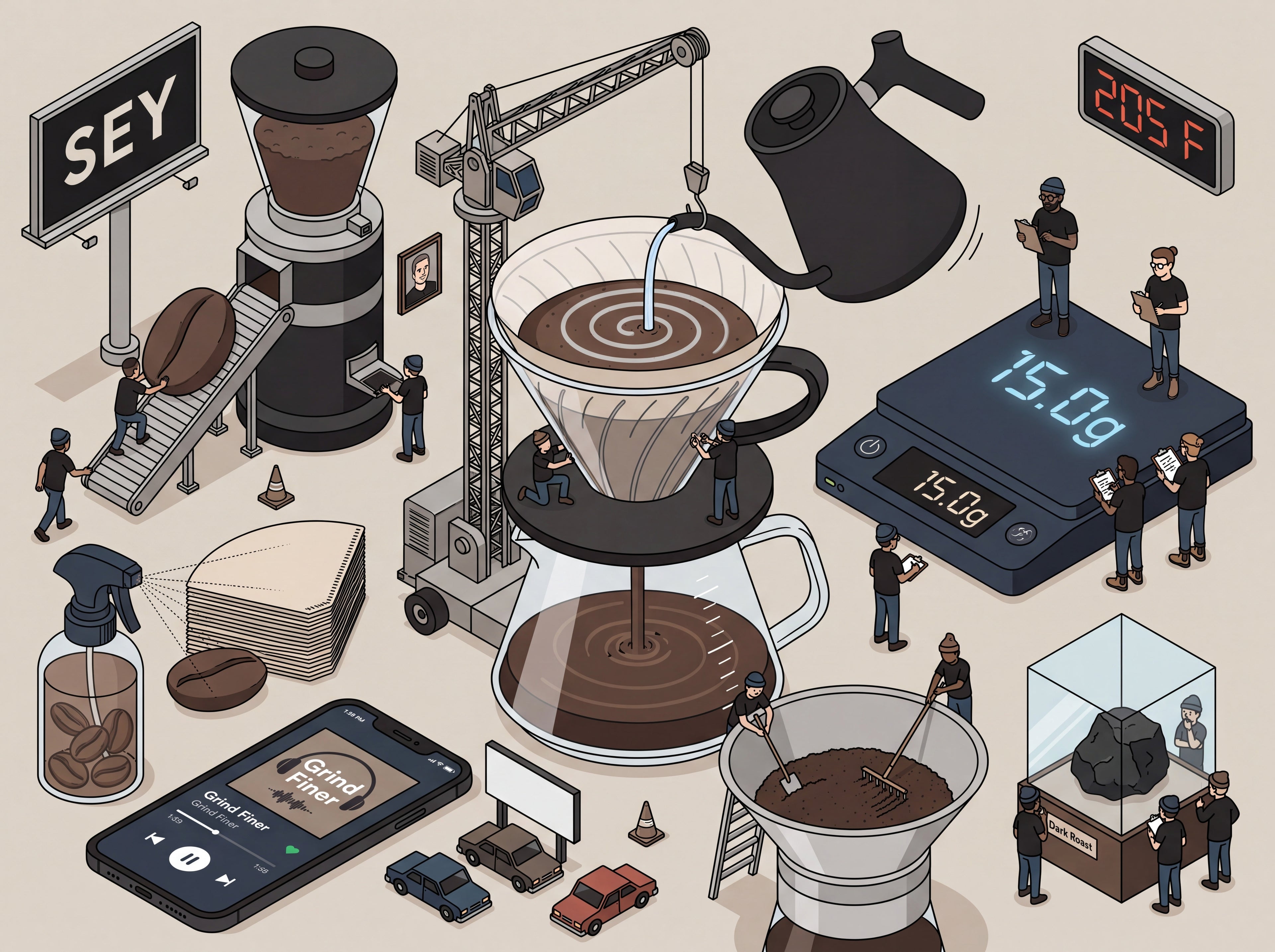 Full design artwork - The Coffee Snob - Poster