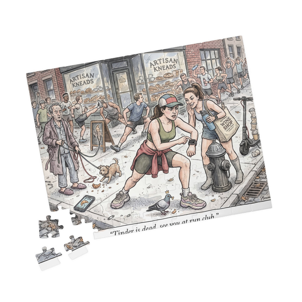 The Run Club Girl - Jigsaw Puzzle