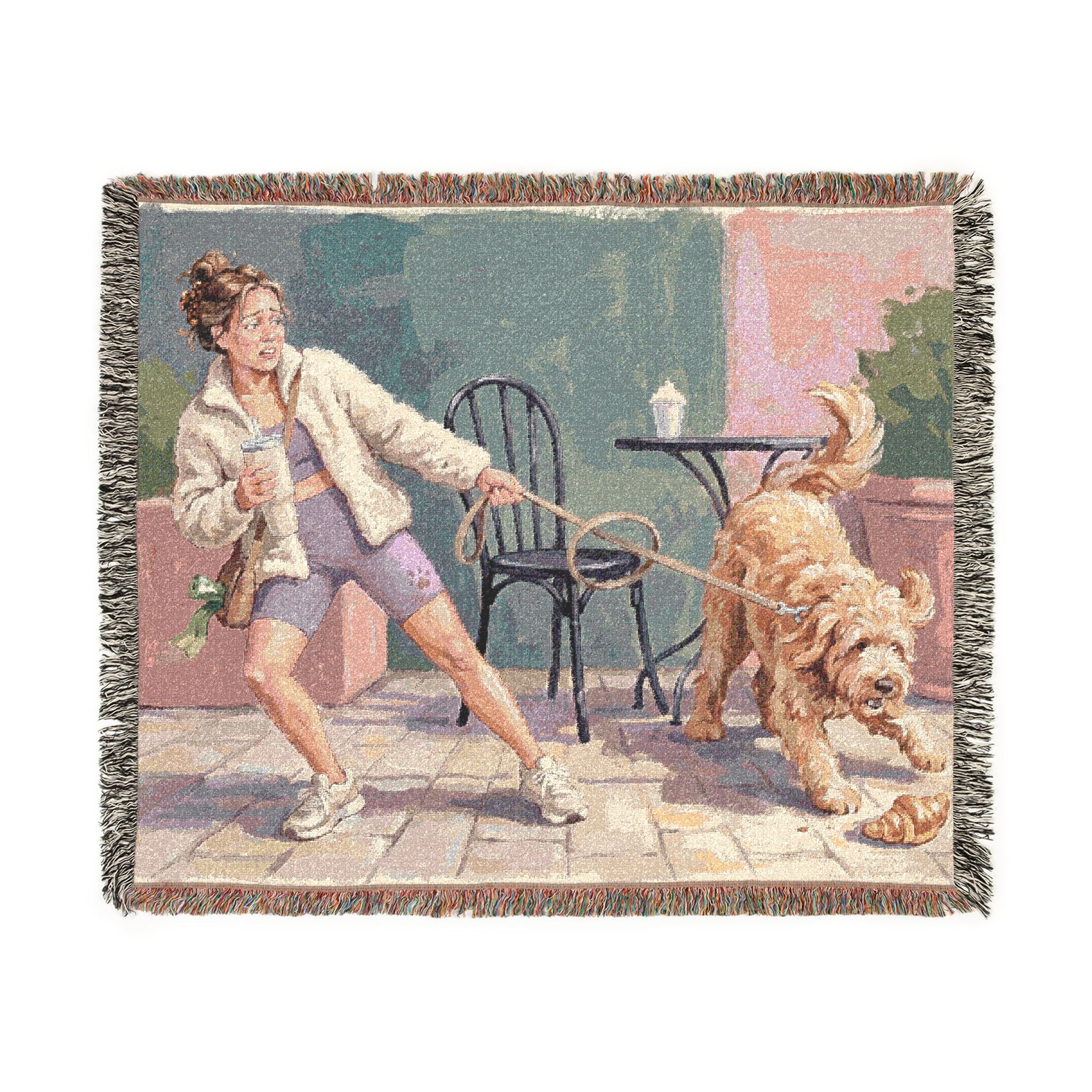 The Dog Mom - Woven Blanket