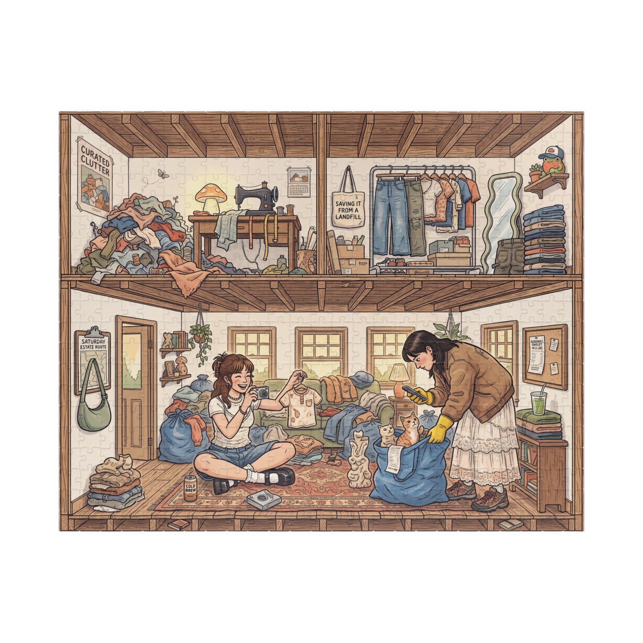 The Thrift Girlie - Jigsaw Puzzle