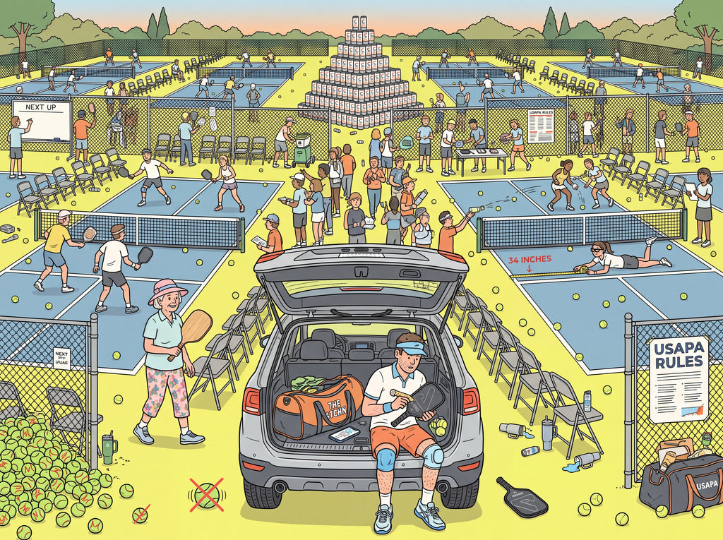 Full design artwork - The Pickleball Obsessive - Poster
