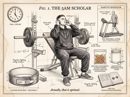 Full design artwork - The 5AM Gym Bro - Poster