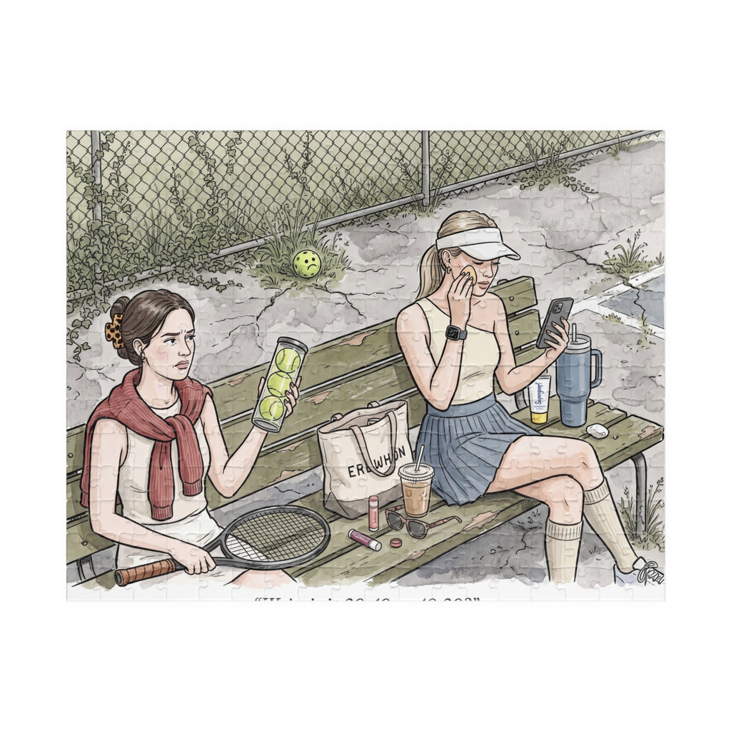 The Tennis Girlie - Jigsaw Puzzle