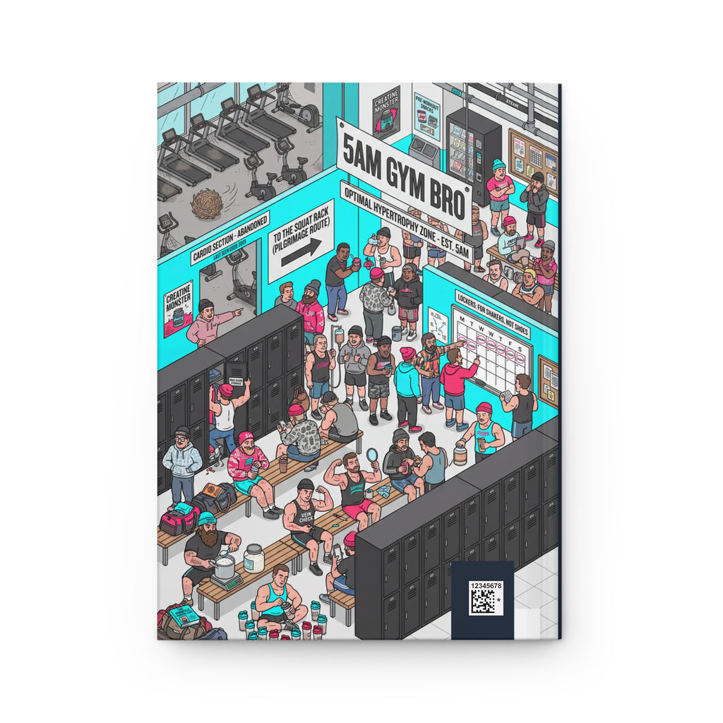 The 5AM Gym Bro - Hardcover Journal