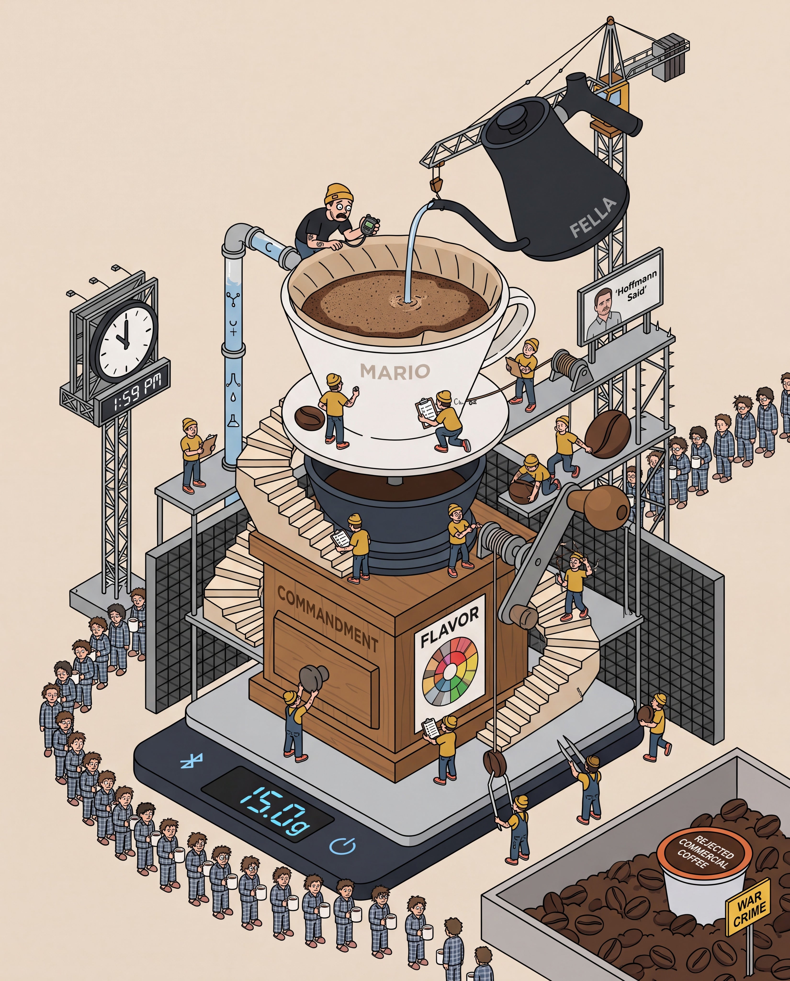 Full design artwork - The Coffee Snob - Tote Bag