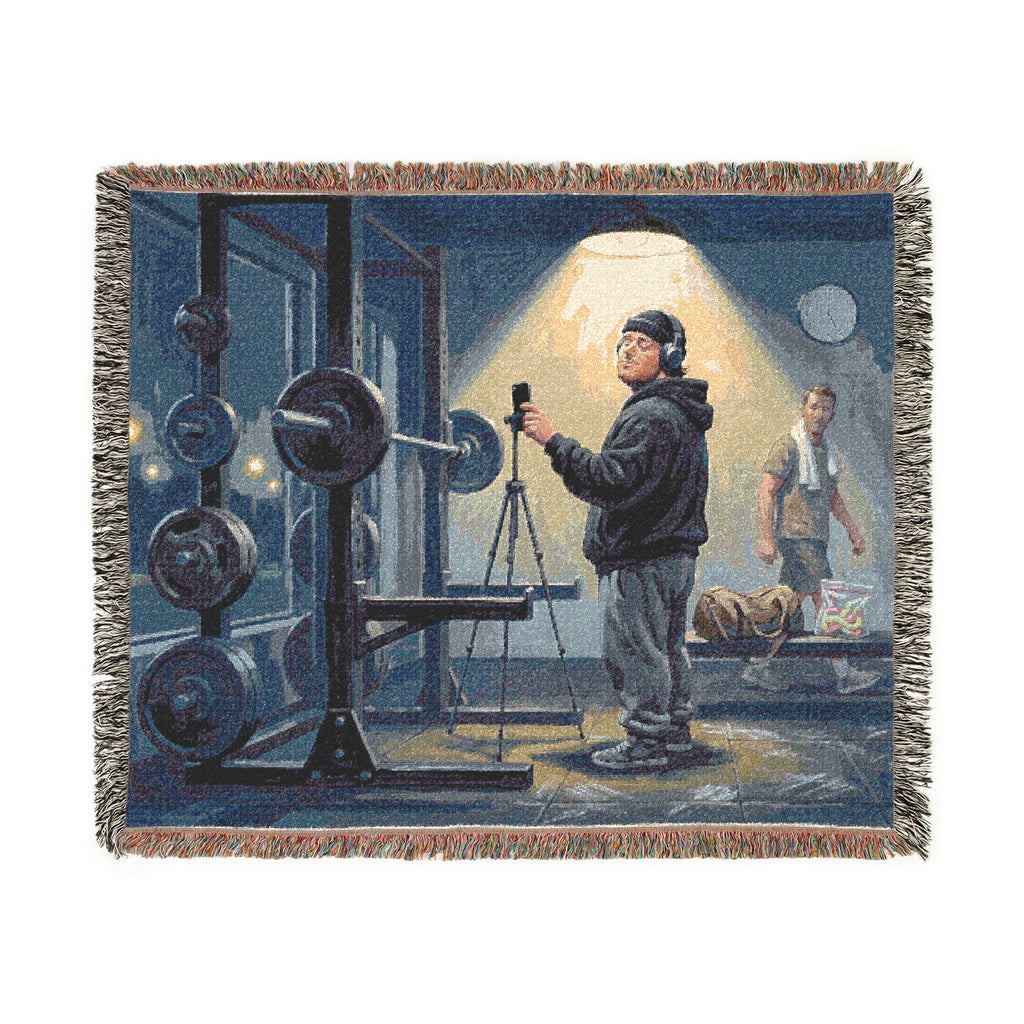 The 5AM Gym Bro - Woven Blanket