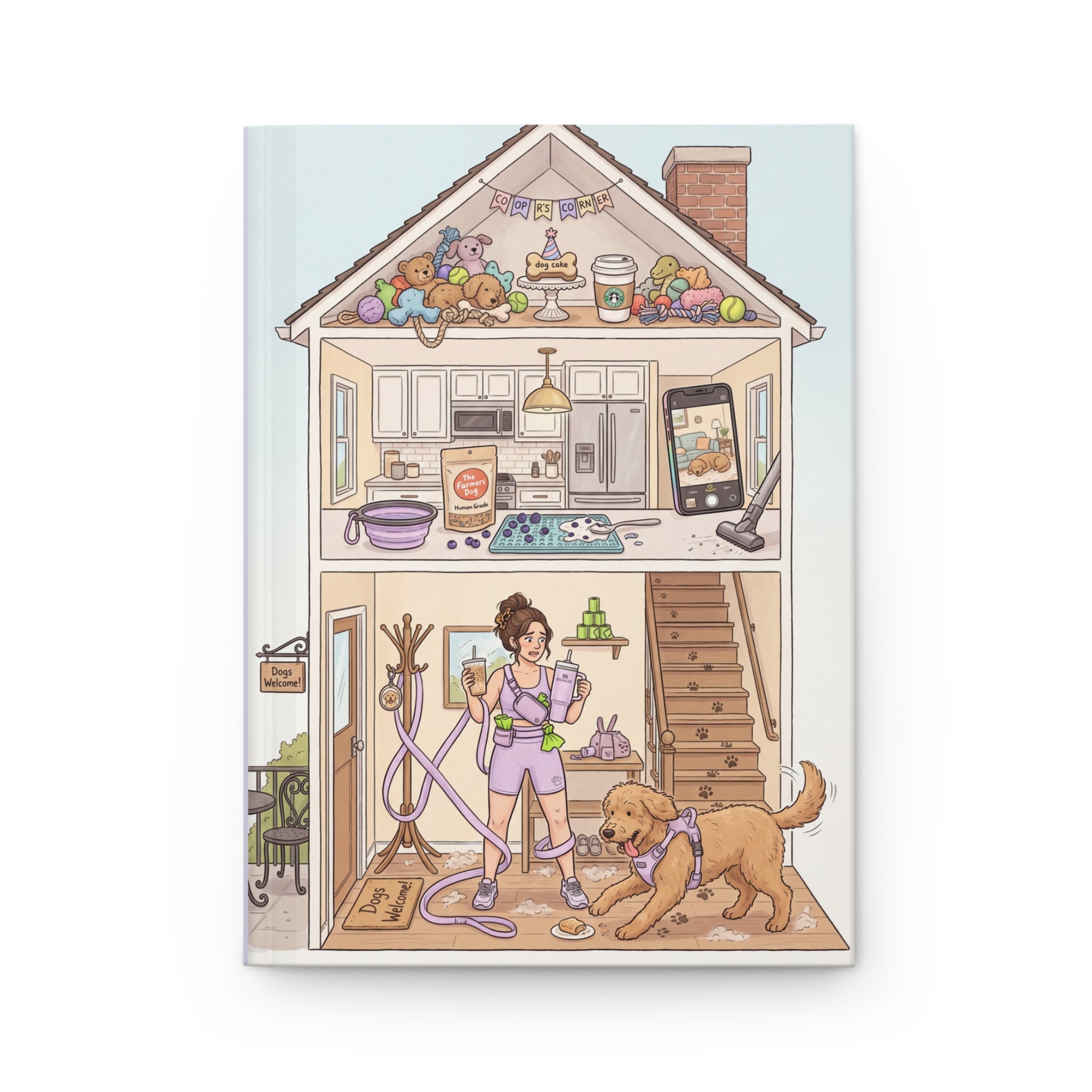 The Dog Mom - Hardcover Journal