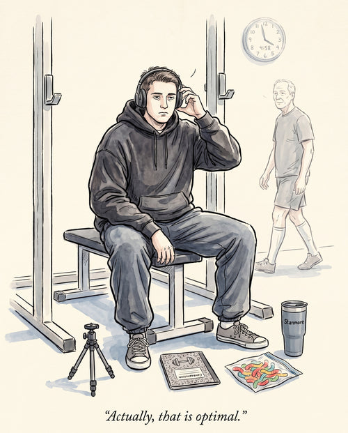 Full design artwork - The 5AM Gym Bro - Tote Bag